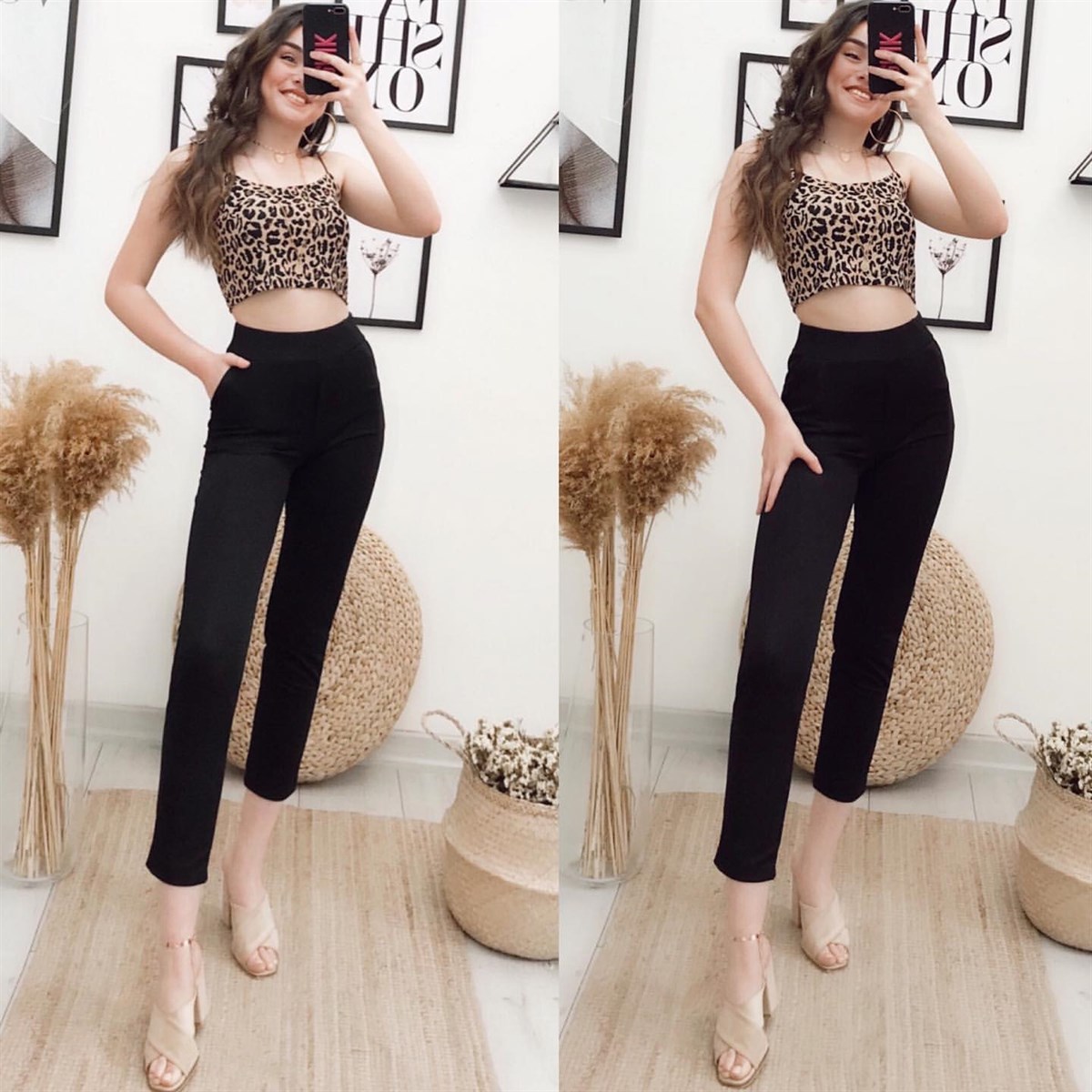 LEOPAR İP ASKI BÜSTİYER