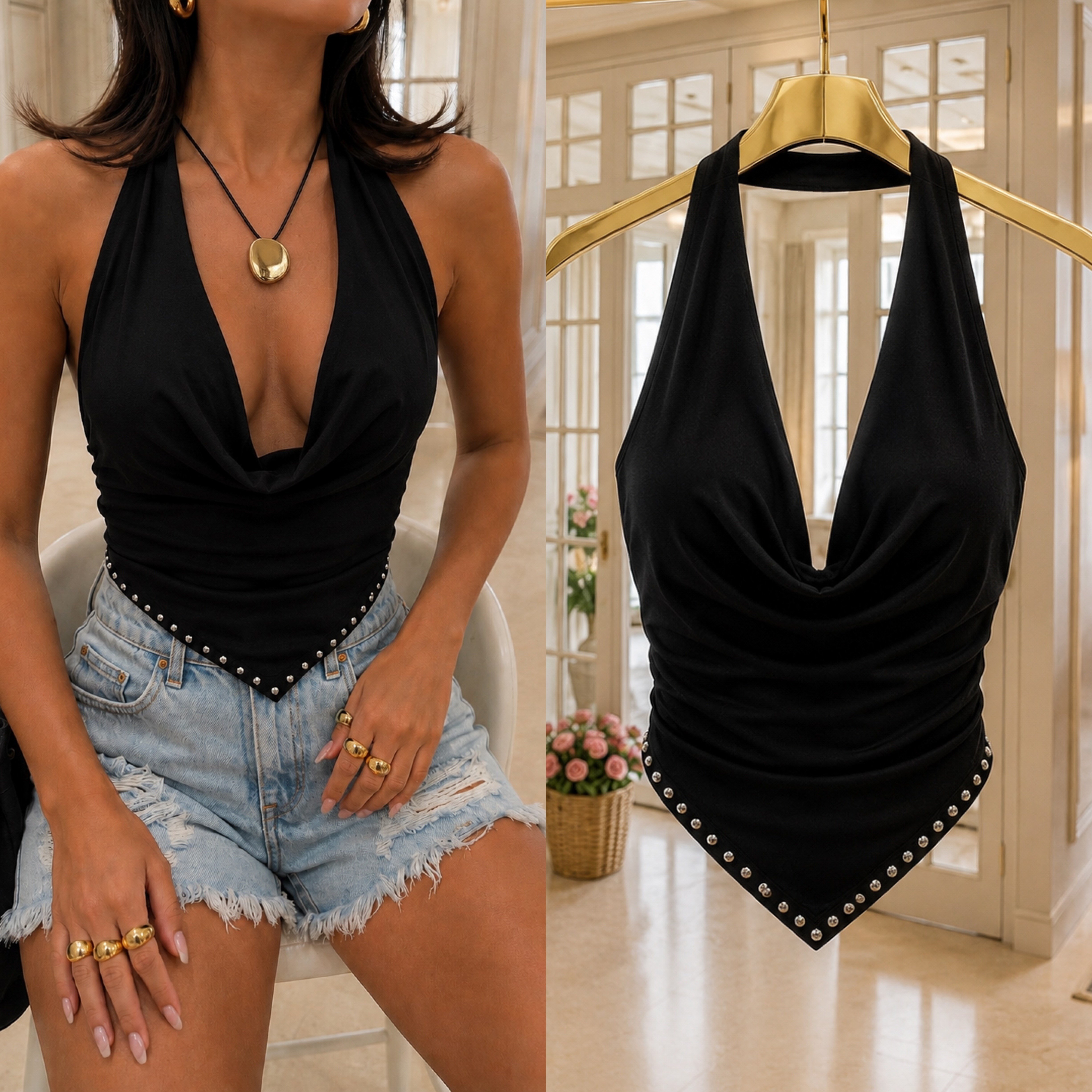LİBBY ZIMBALI DEGAJE BLUZ