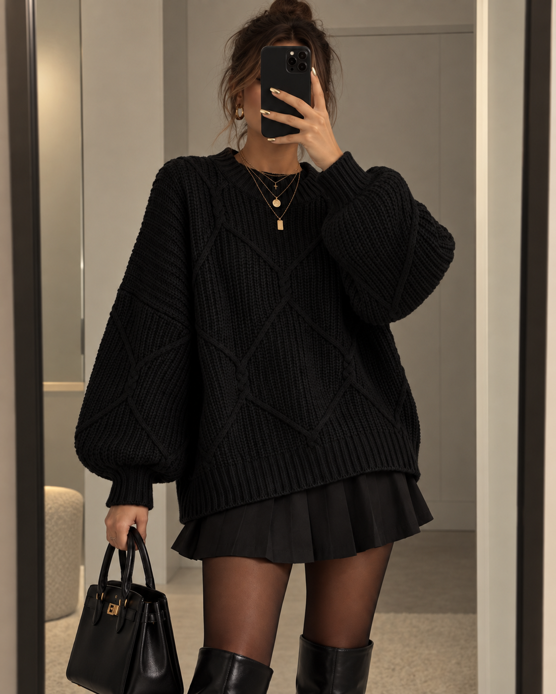 LIZMA OVERSIZE BALON KOL KAZAK