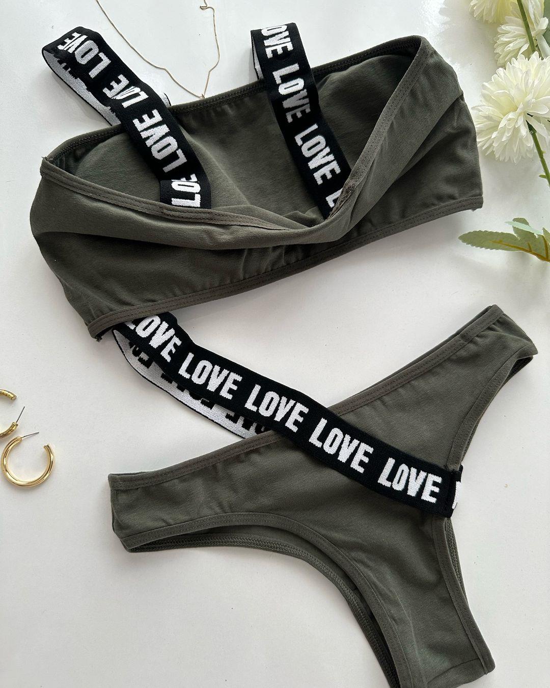 LOVELOVE ÇIKARILABİLİR DOLGULU İÇ ÇAMAŞIRI TAKIM