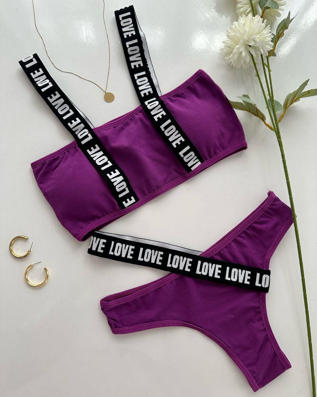 LOVELOVE ÇIKARILABİLİR DOLGULU İÇ ÇAMAŞIRI TAKIM