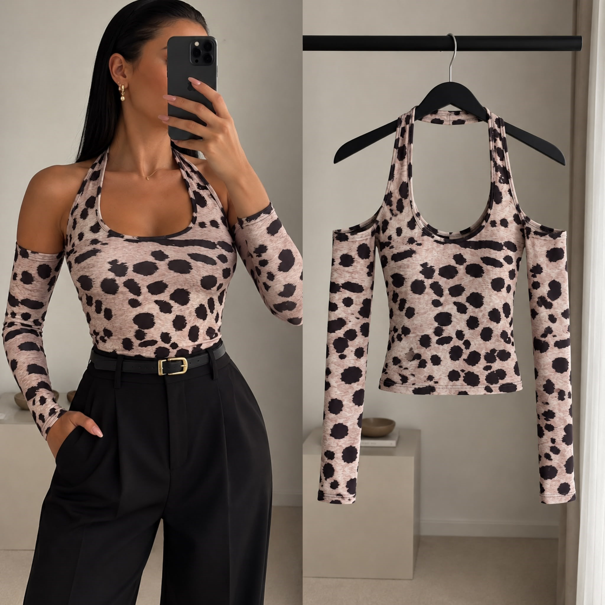 LUSY BİRLEŞİK KOLLU SANDY BLUZ