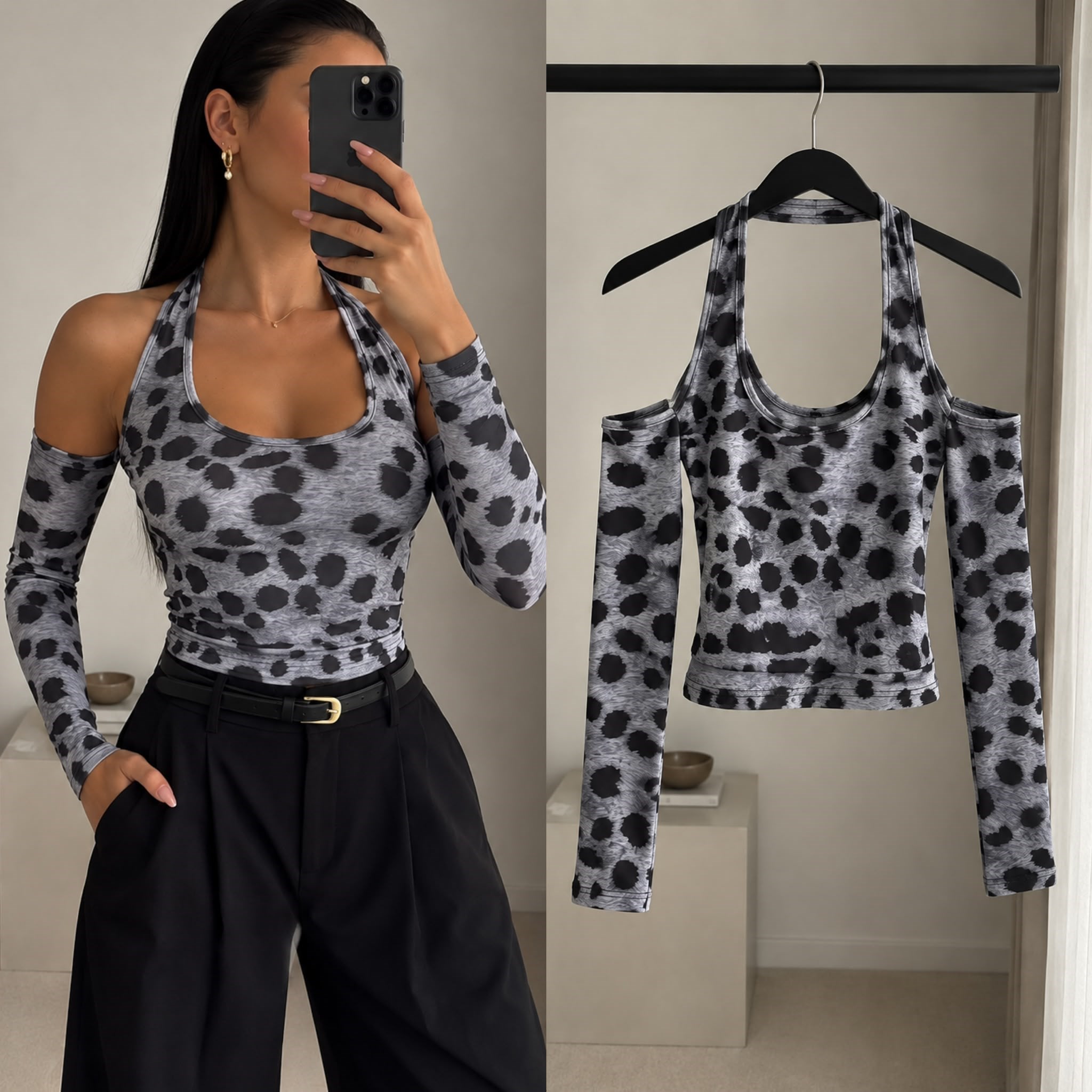 LUSY BİRLEŞİK KOLLU SANDY BLUZ
