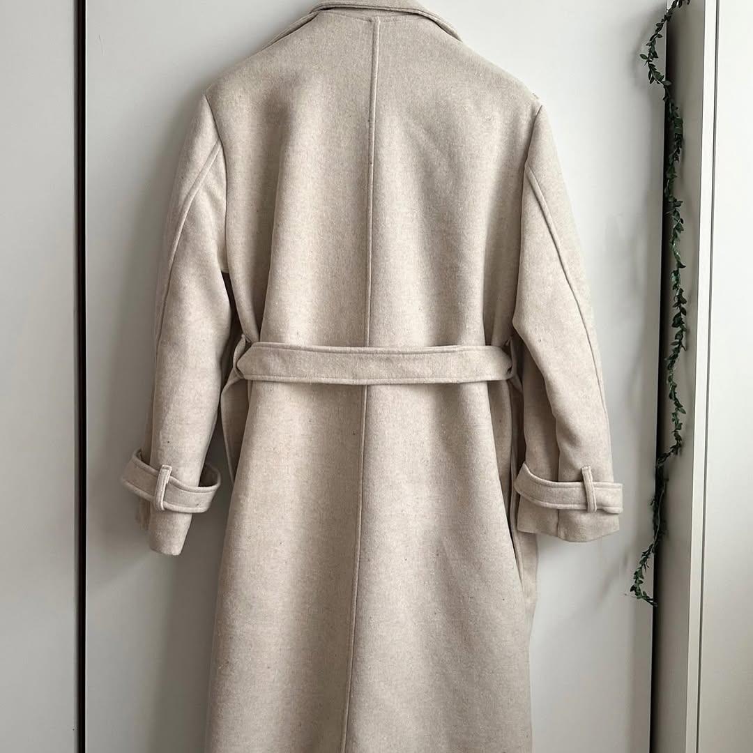 MASSİ OVERSIZE ASTARLI KAŞE KABAN EKRU
