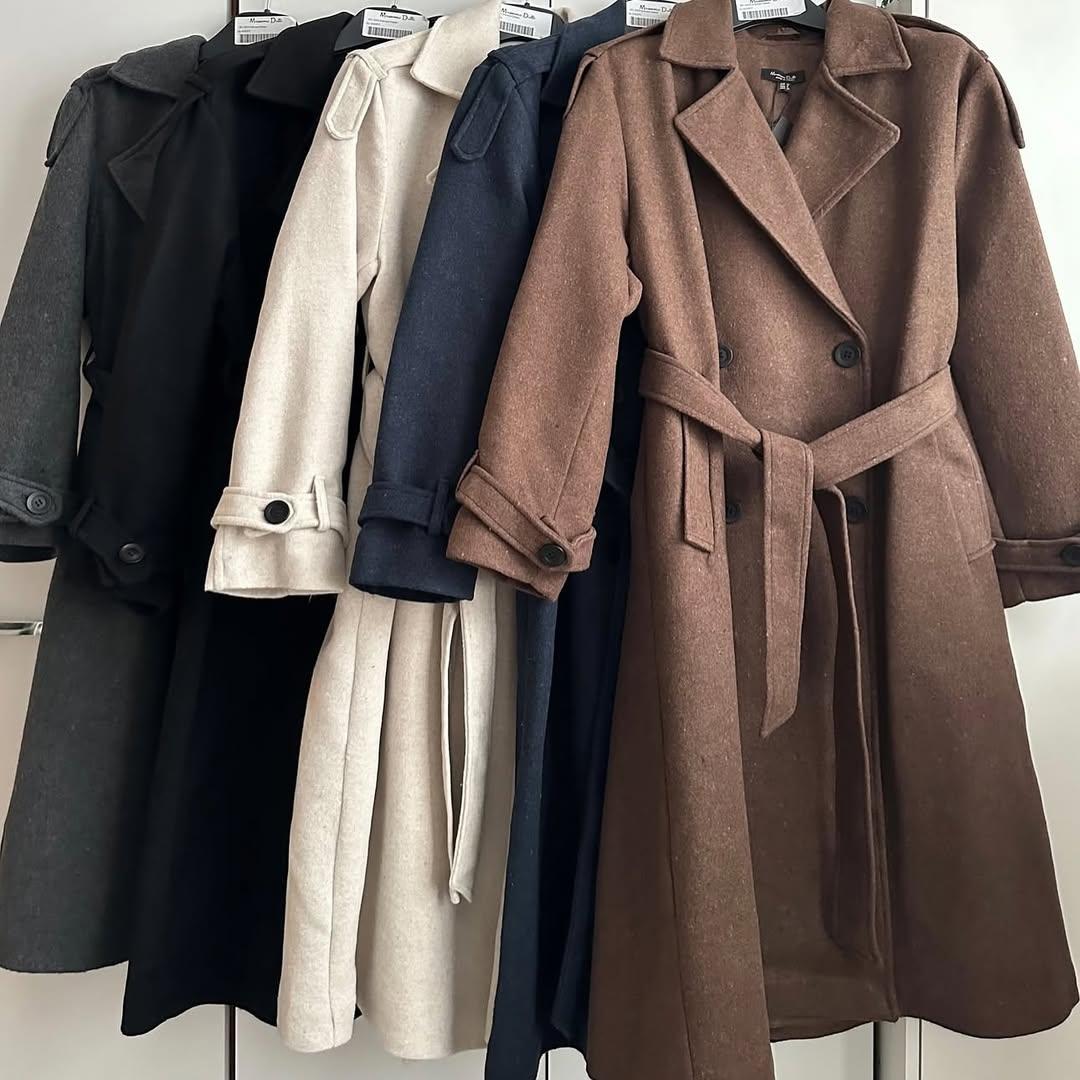 MASSİ OVERSIZE ASTARLI KAŞE KABAN EKRU