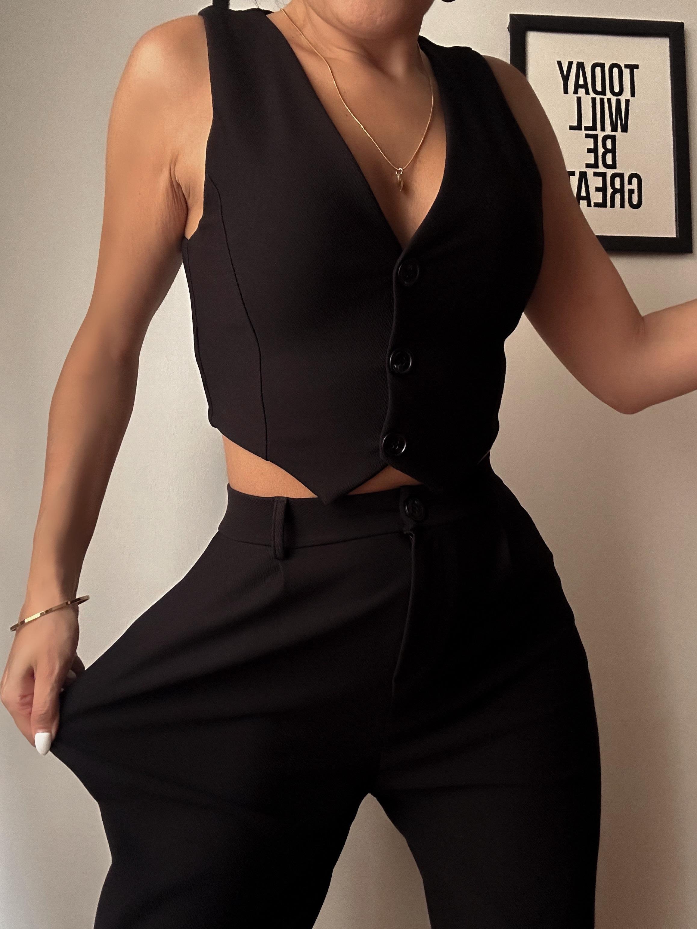 MILANO CEKET PANTOLON TAKIM SİYAH