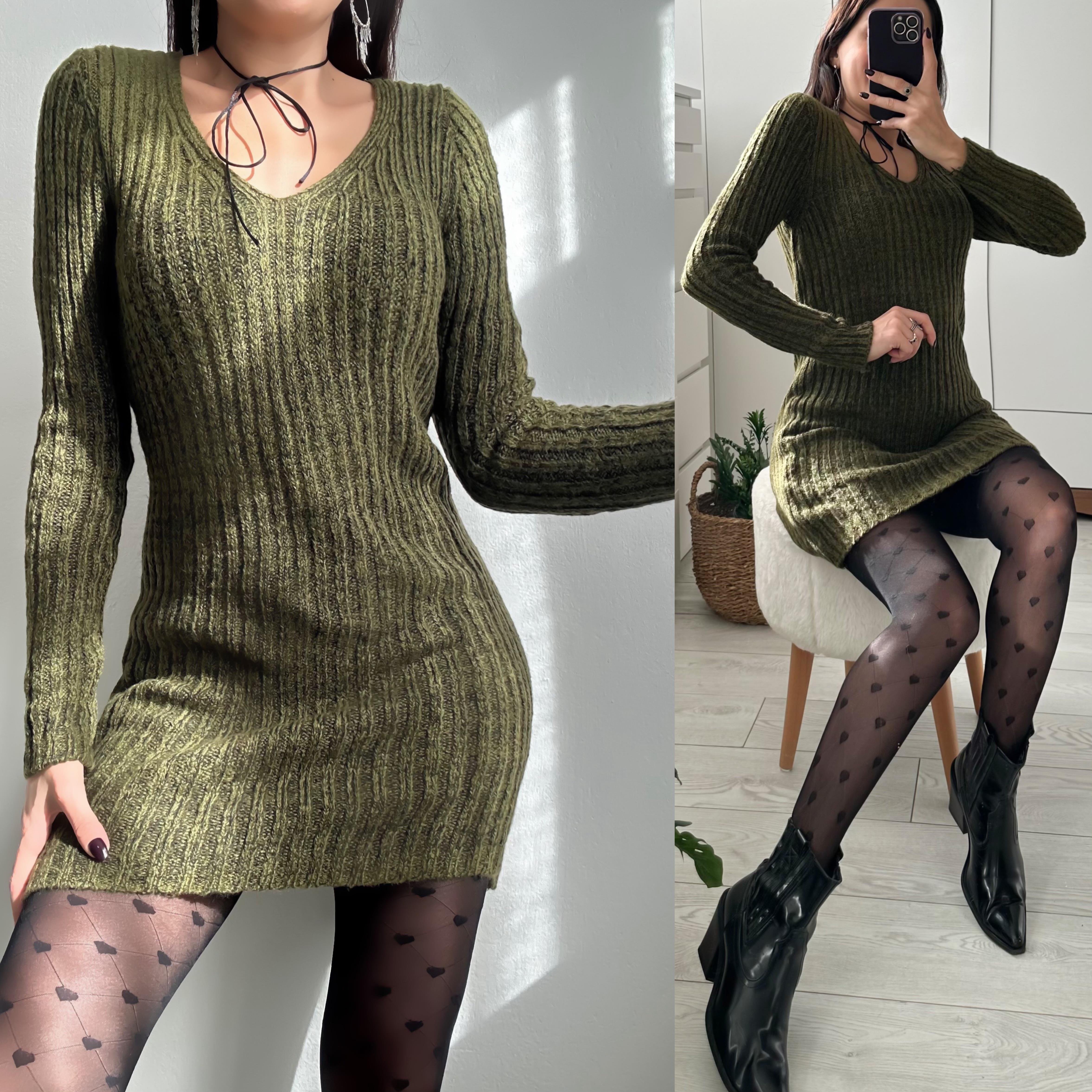 MILENA KAZAK ELBİSE YEŞİL 