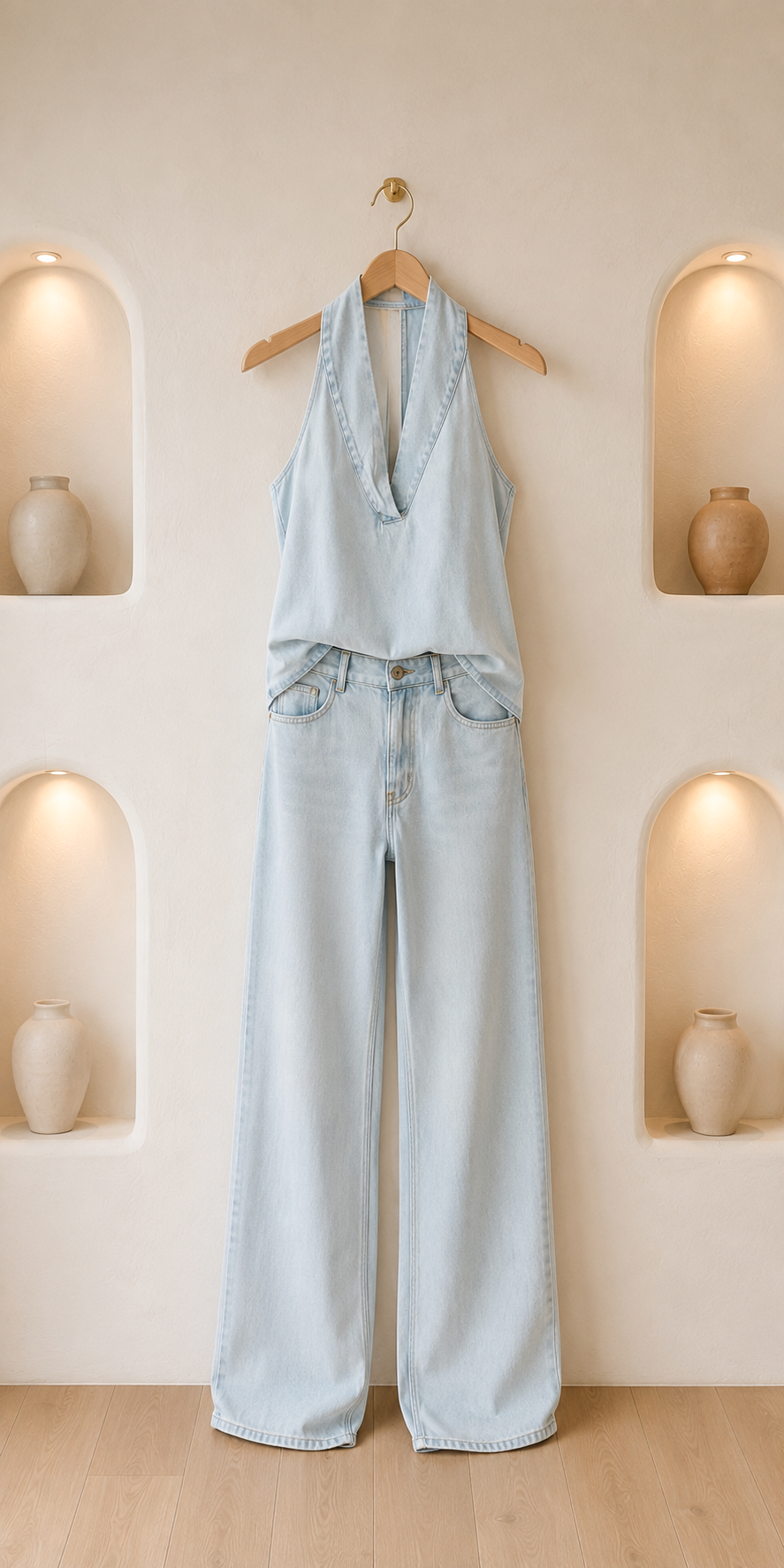 MLY YUMUŞAK JEAN BLUZ PANTOLON TAKIM