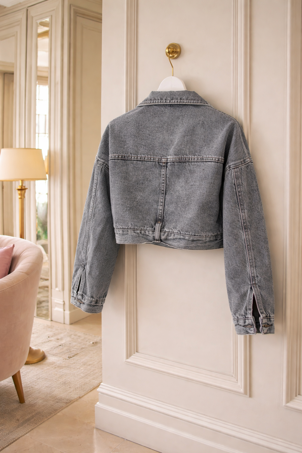 MOULE CROP JEAN CEKET