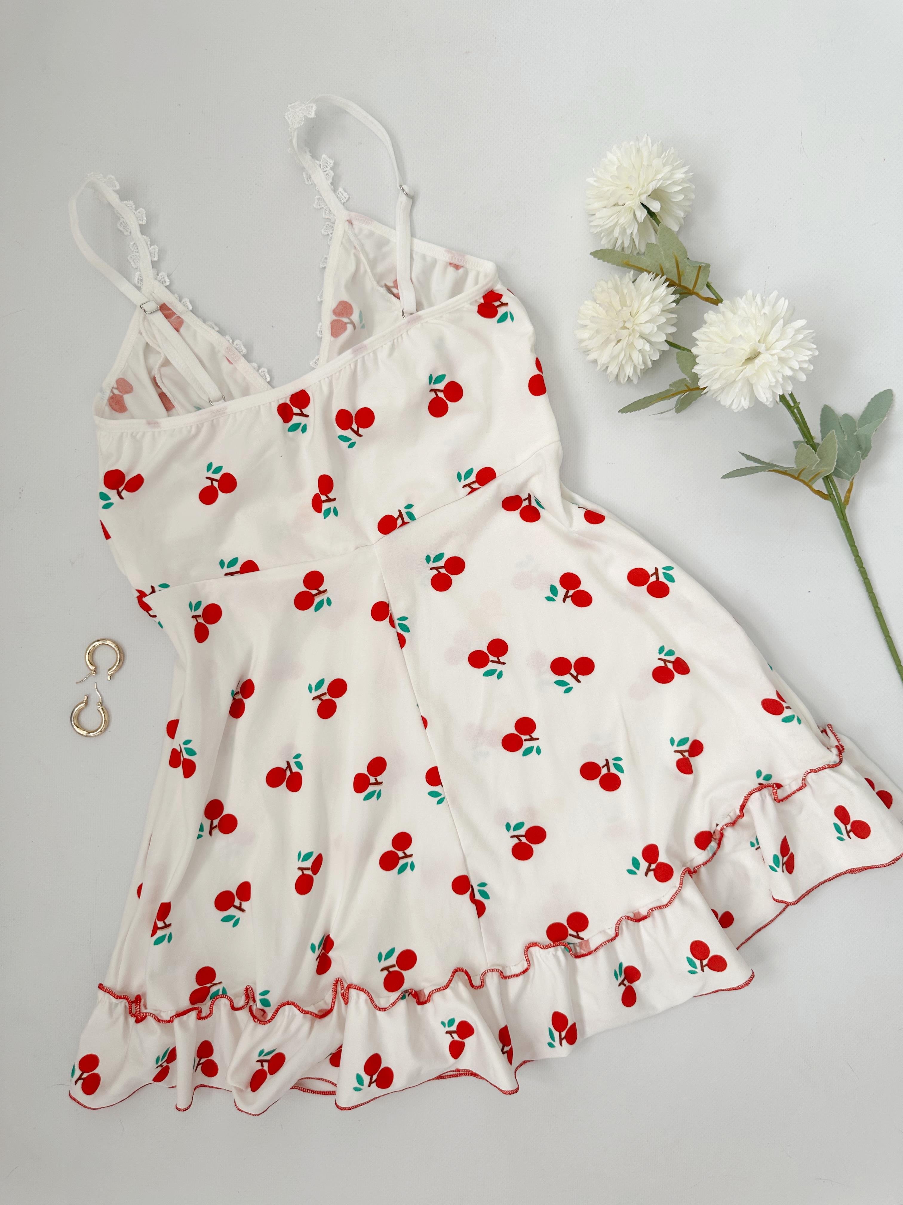MYCHERRY PAMUKSATEN STRING DAHİL GECELİK