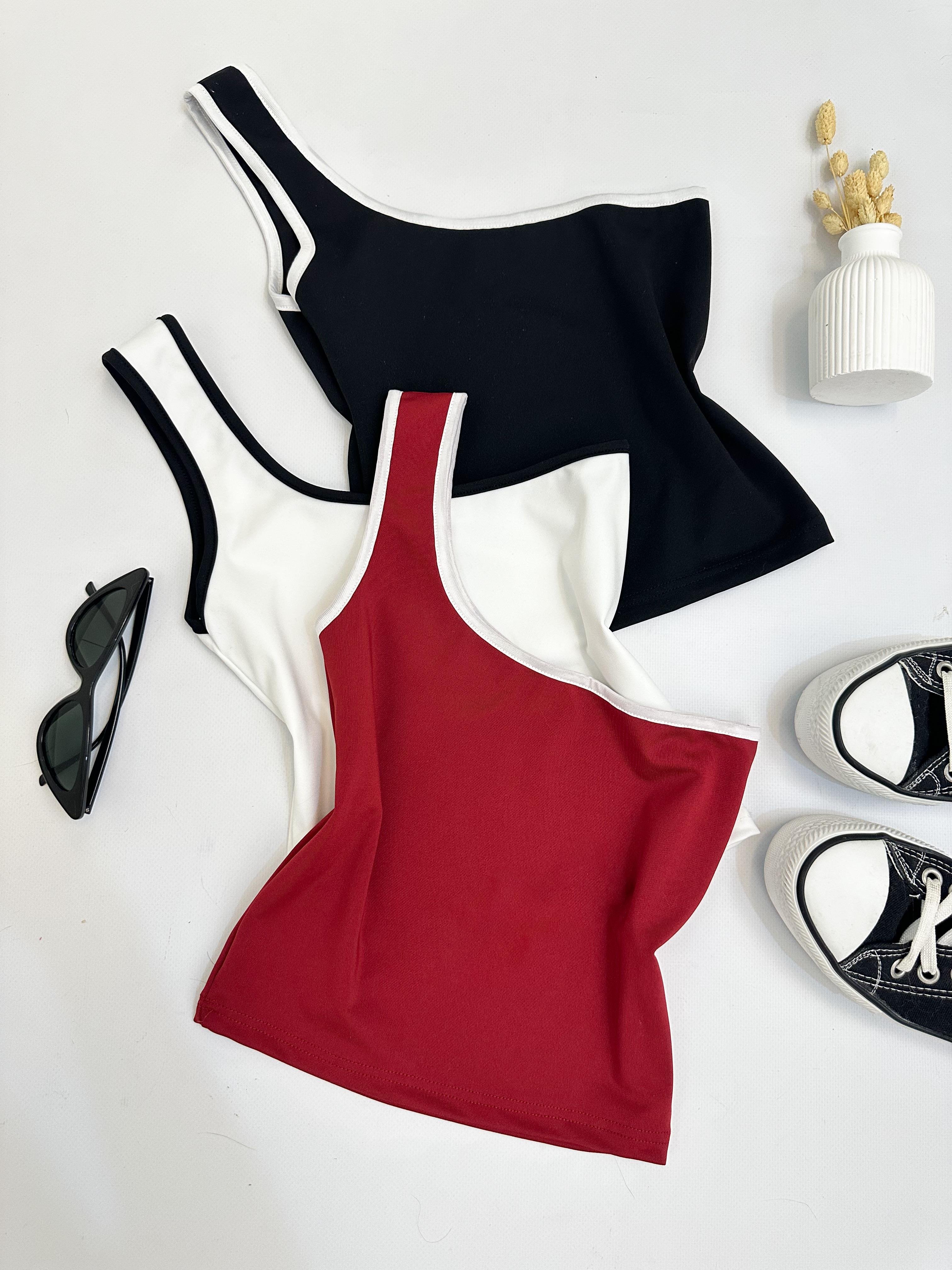 NADYA ŞERİTLİ ÇİFT KAT TEK OMUZ SANDY BLUZ