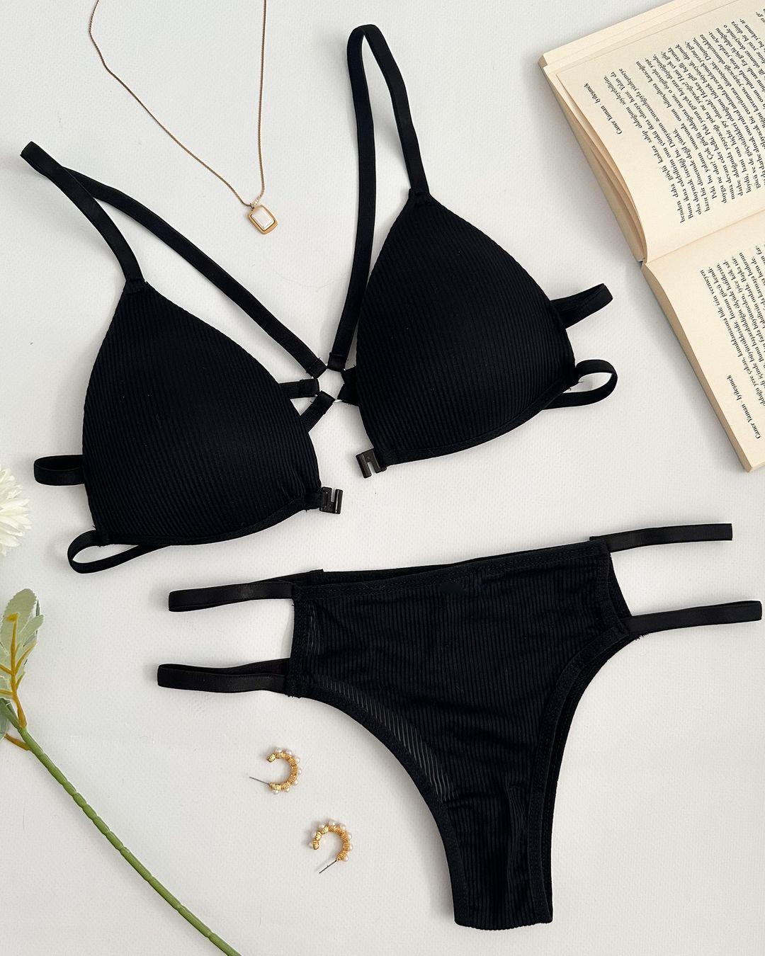 NELLY PUSH UP DOLGULU İÇ ÇAMAŞIRI TAKIM SİYAH