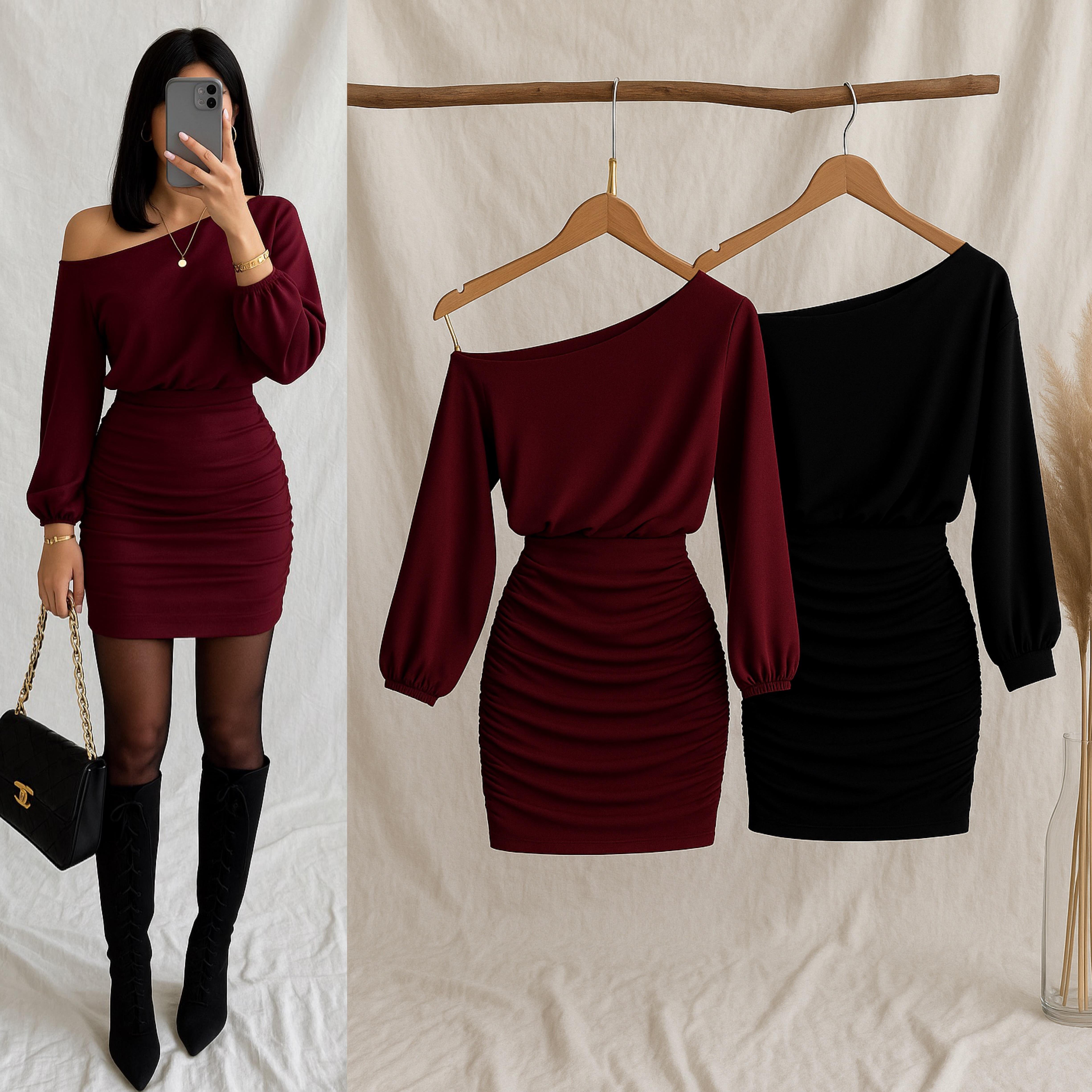 NILLA SANDY MİNİ ELBİSE