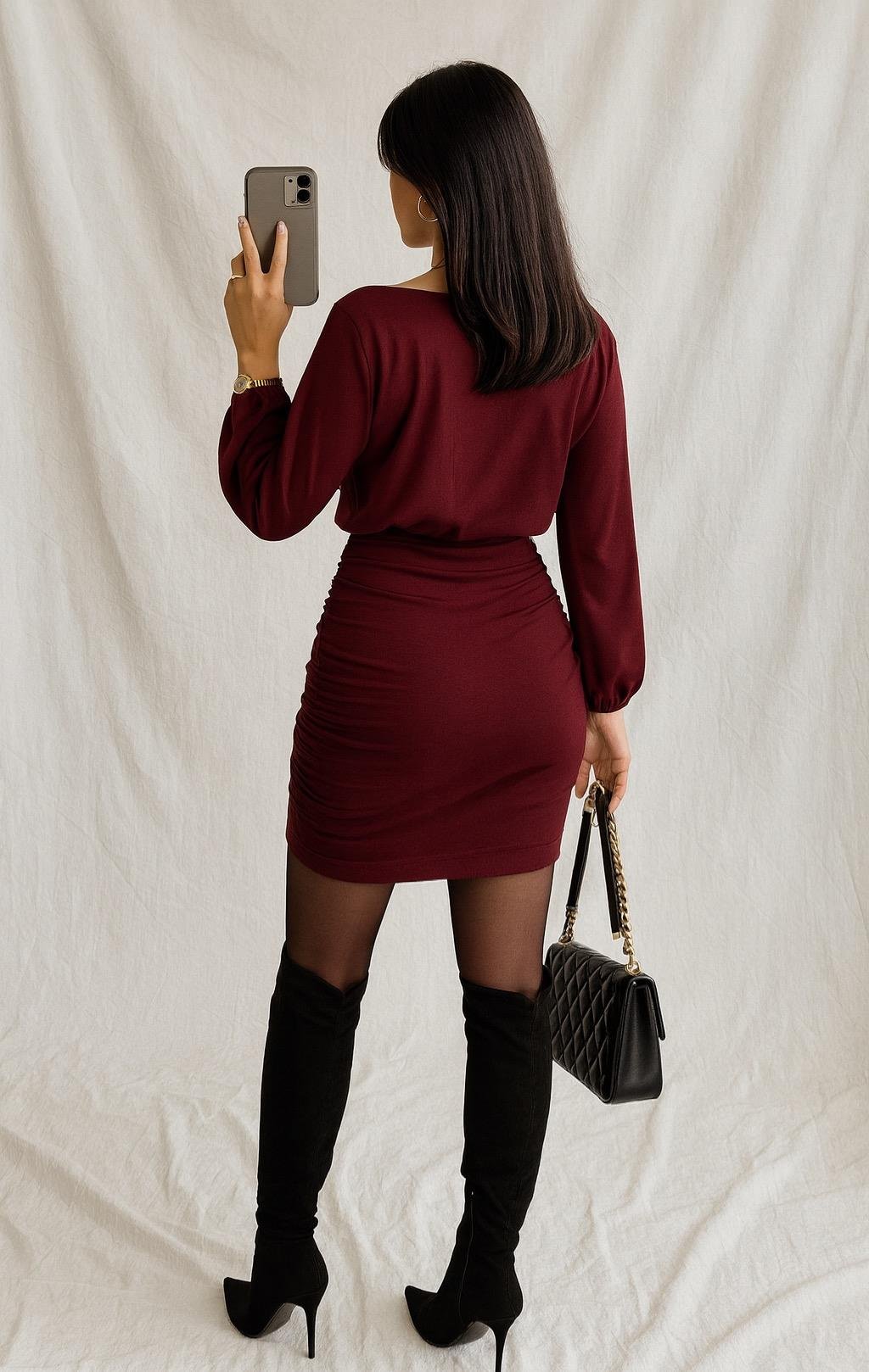 NILLA SANDY MİNİ ELBİSE