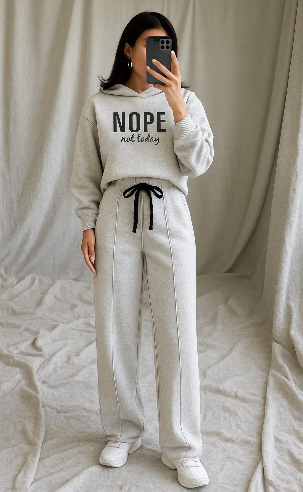 NOPE EŞOFMAN TAKIM GRİ