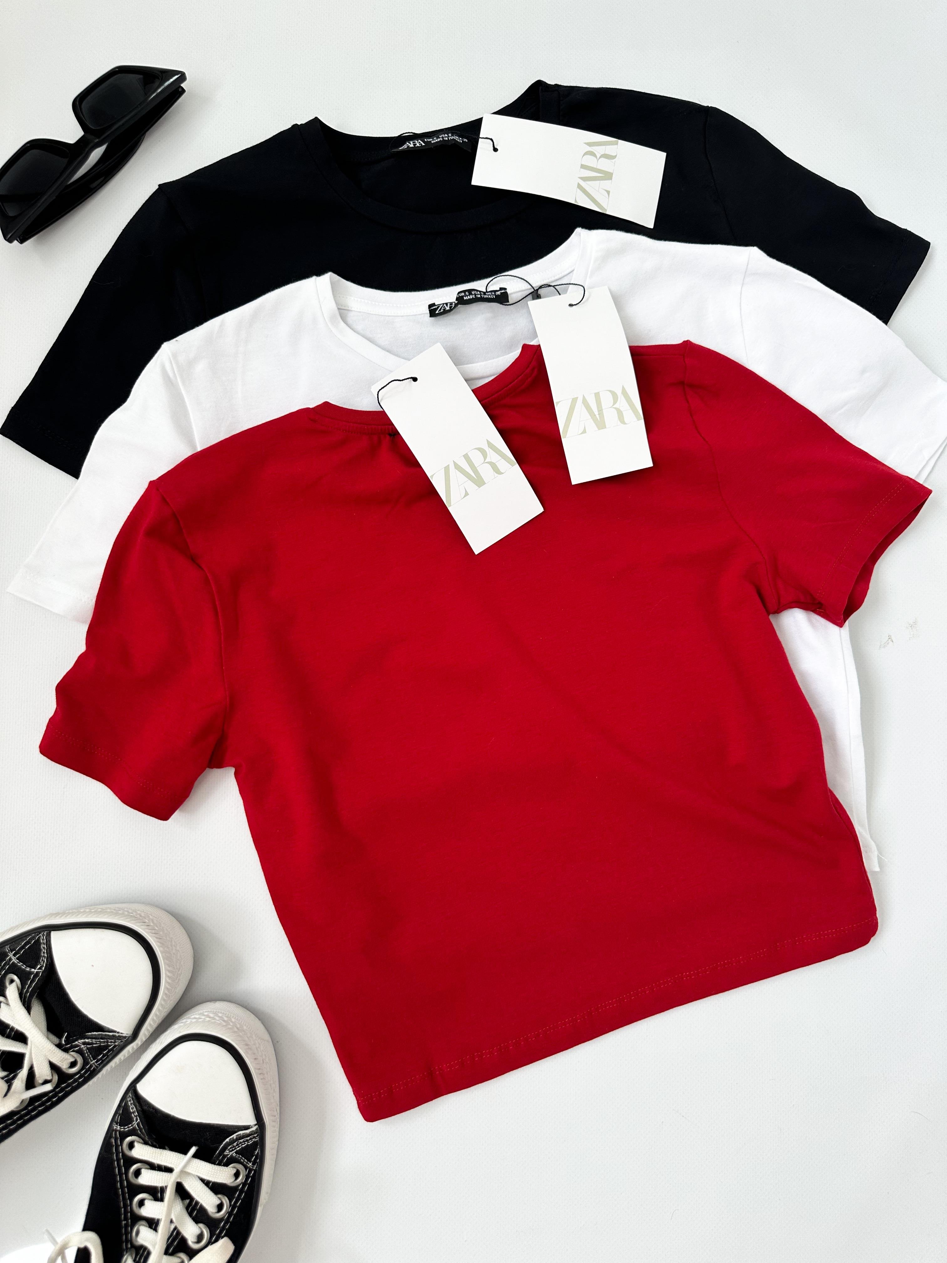 ORİJİNAL MARKA YENİ SEZON  ZR BASİC FİT CROP T-SHIRT