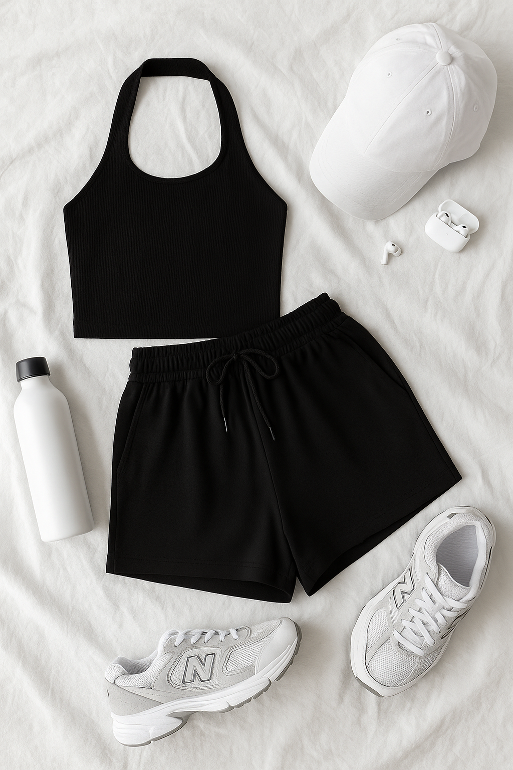 OYSH SWEAT ATLET ŞORT 3LÜ SET SİYAH