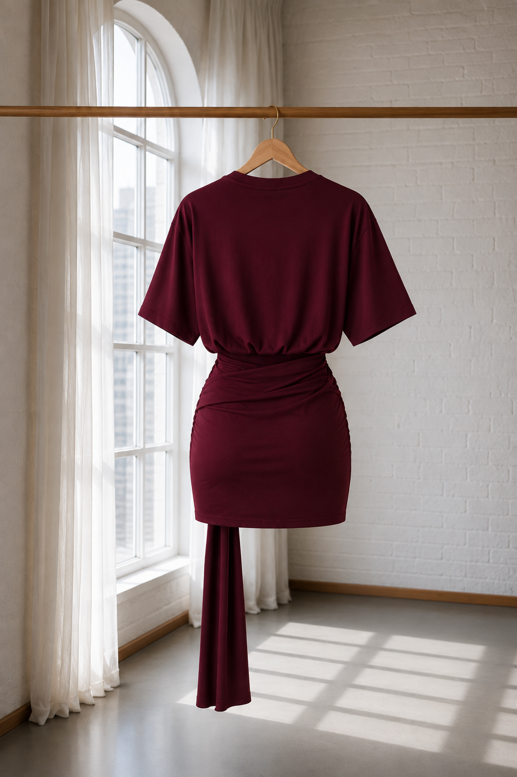 PERLY ESNEK TOPARLAYICI AKSESUARLI ELBİSE