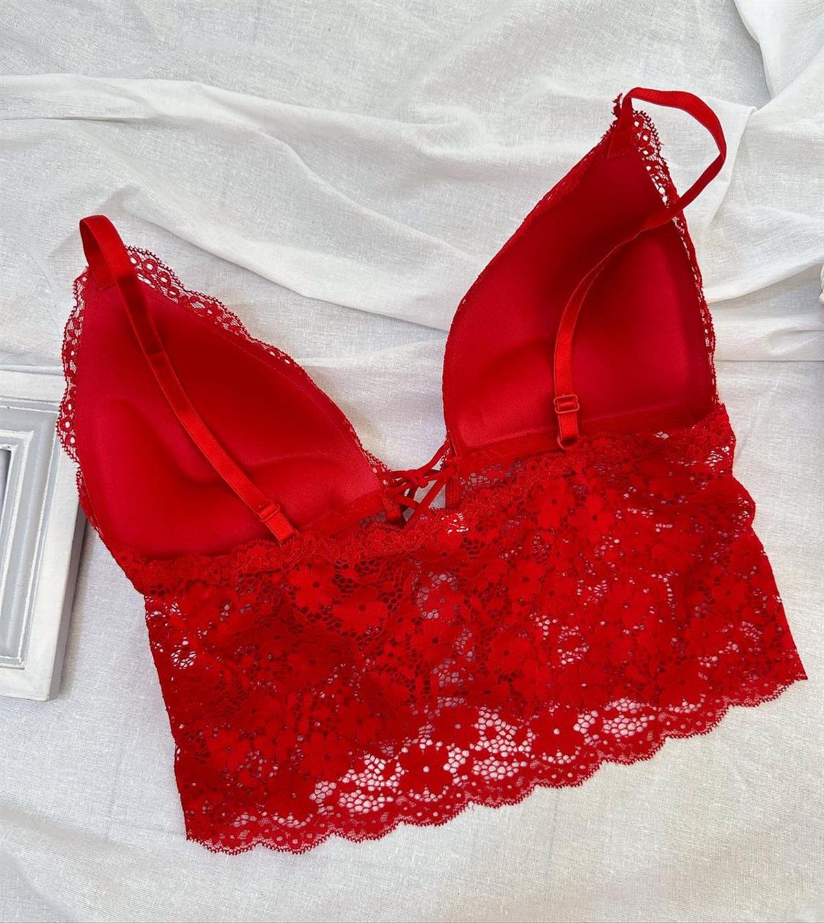 ROSA DANTELLİ PUSH UP BUSTİYER 