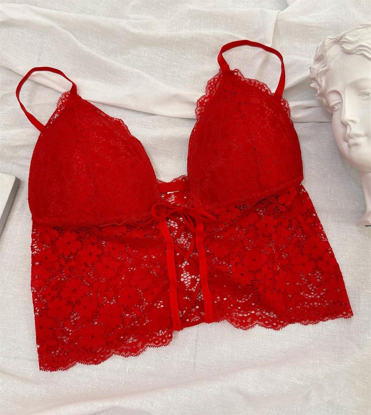 ROSA DANTELLİ PUSH UP BUSTİYER 