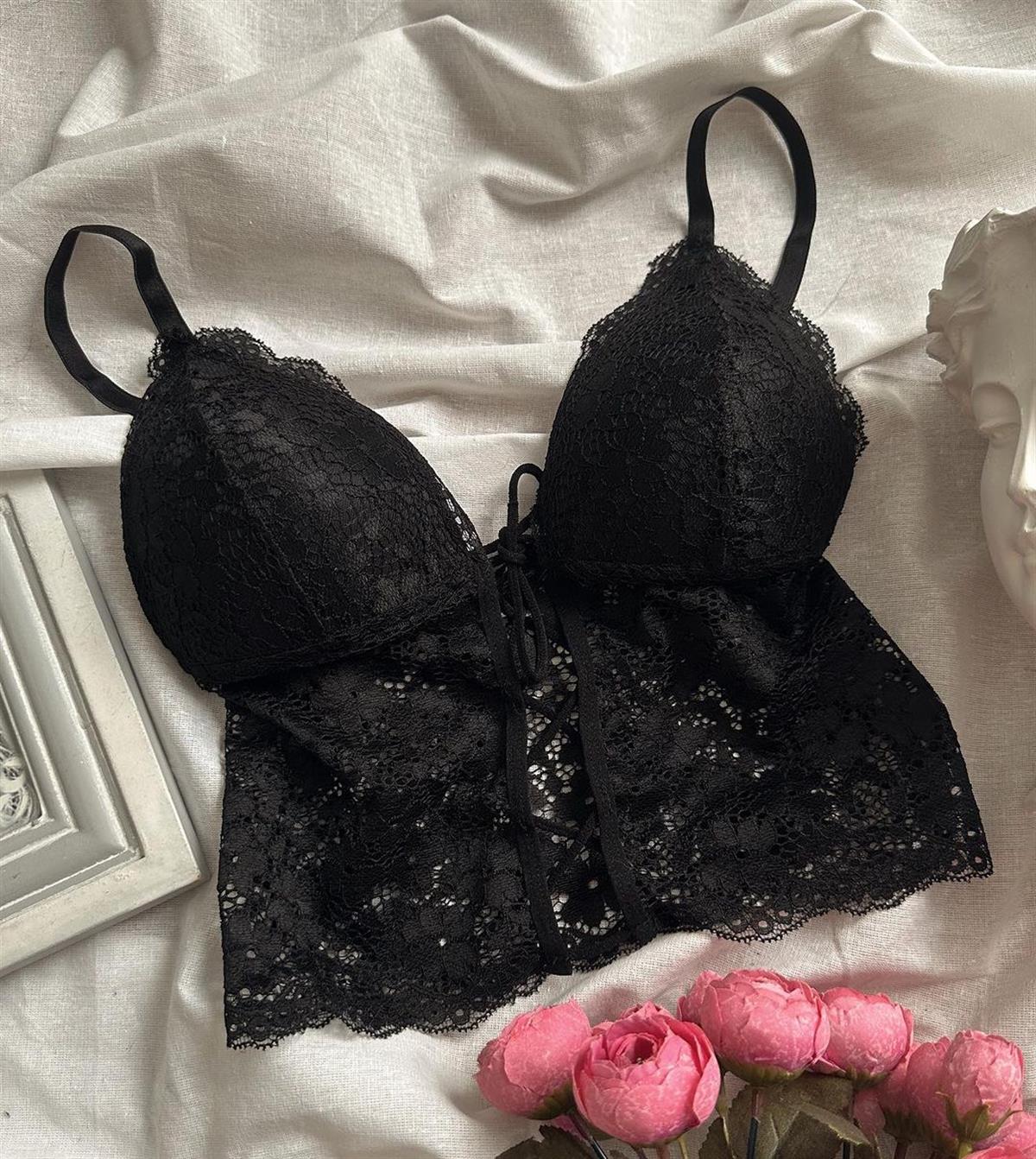 ROSA DANTELLİ PUSH UP BUSTİYER 