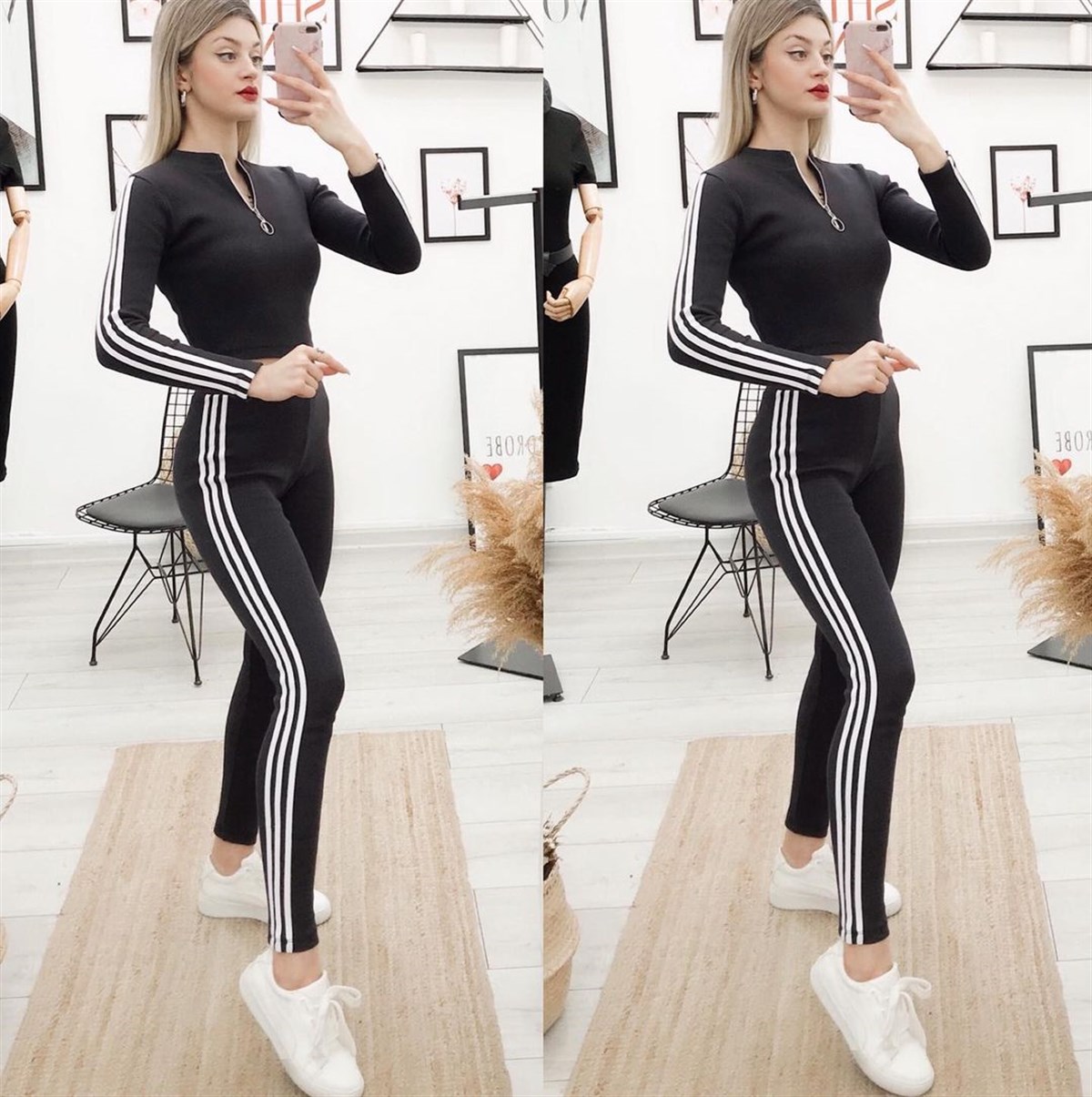 ŞERİT FERMUARLI TAKIM ANTRASİT