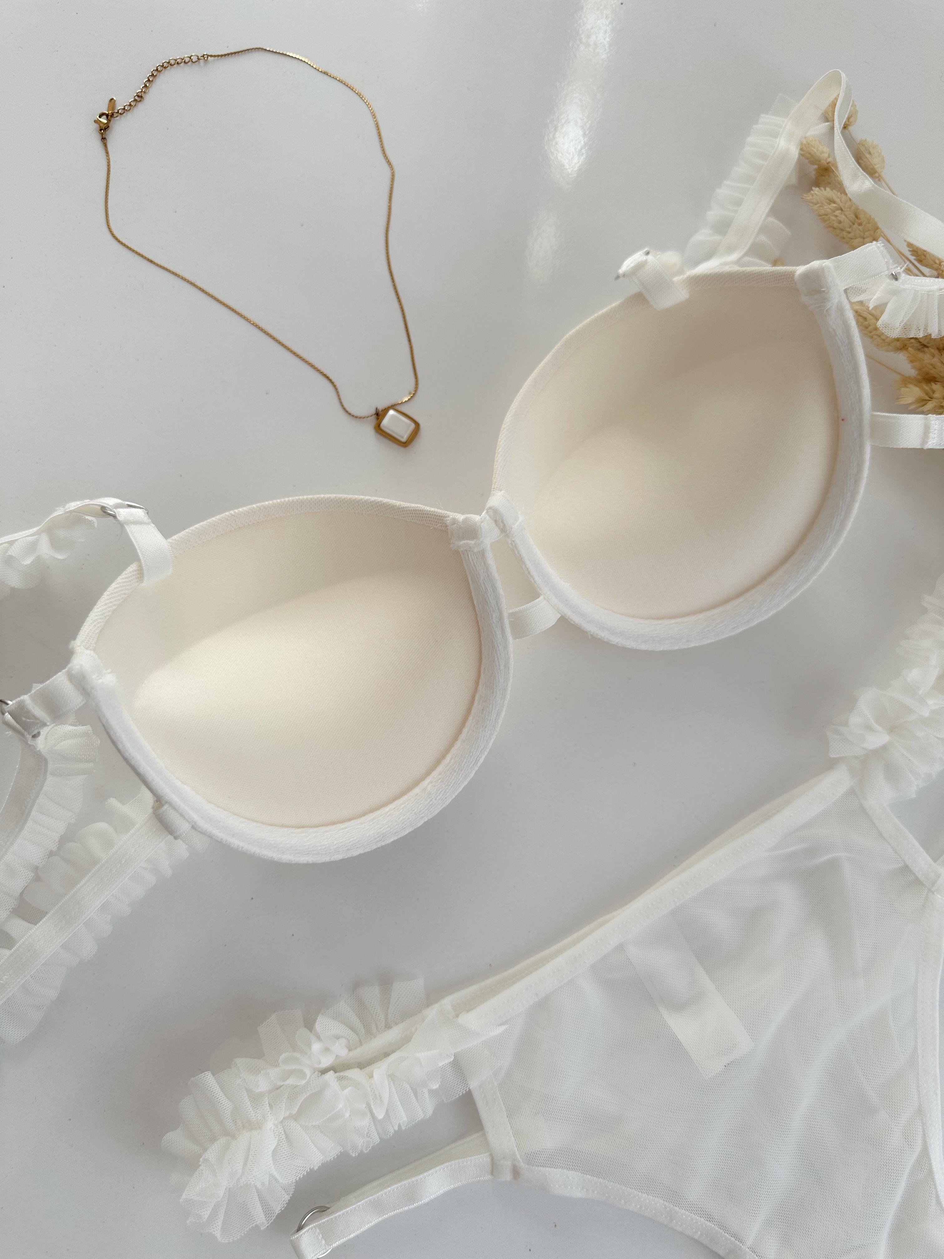 SEXY PUSH UP DOLGULU İÇ ÇAMAŞIRI TAKIM EKRU