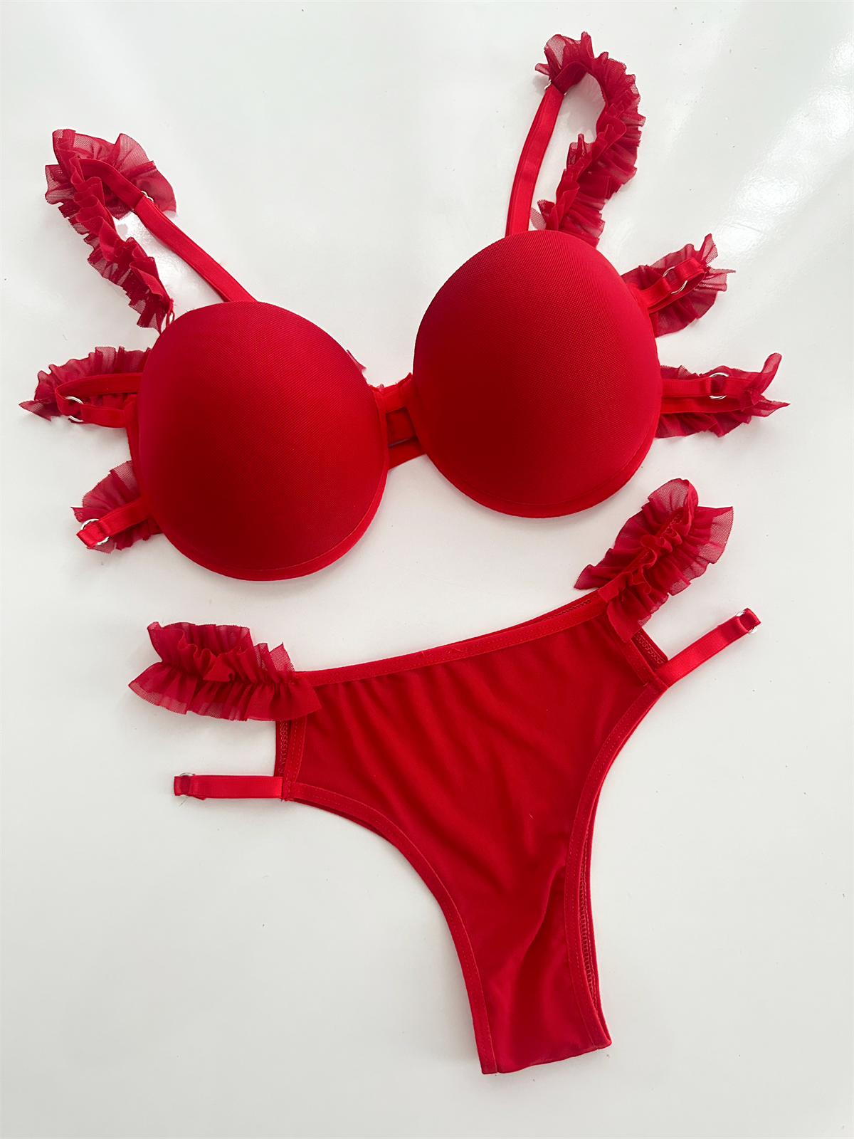 SEXYRED PUSH UP DOLGULU İÇ ÇAMAŞIRI TAKIM KIRMIZI
