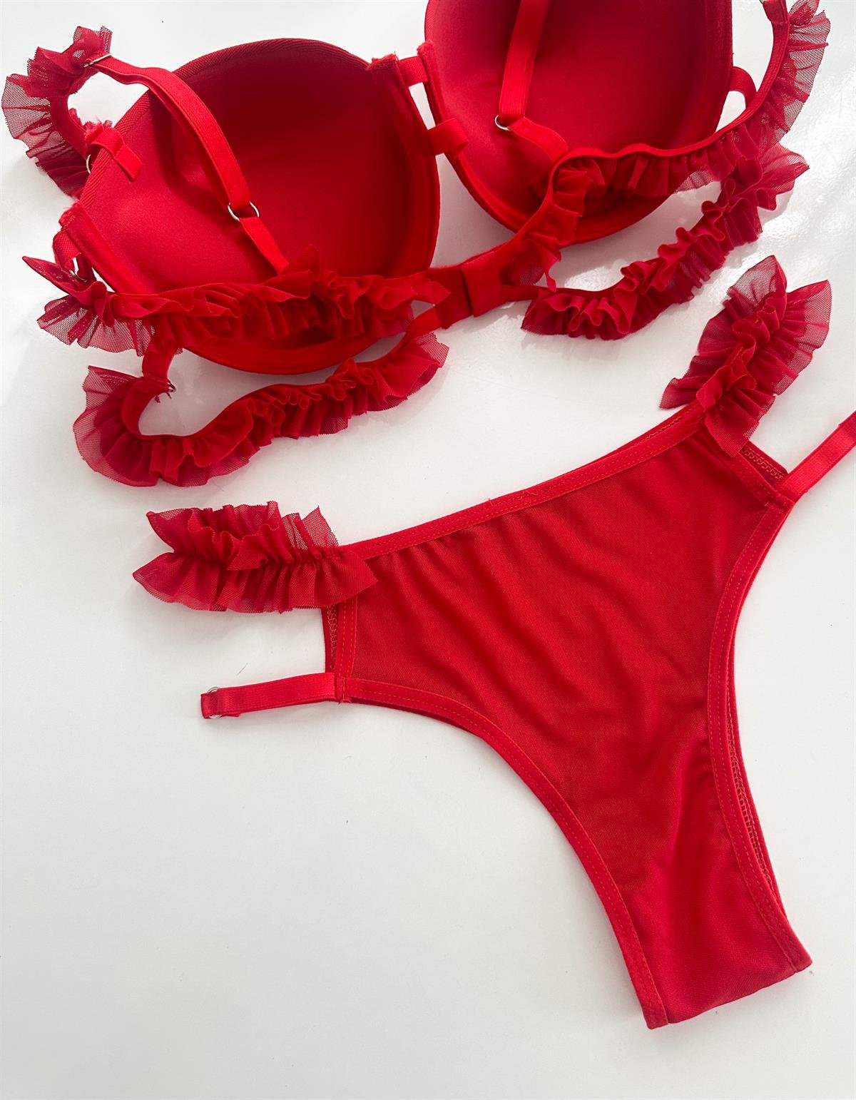 SEXYRED PUSH UP DOLGULU İÇ ÇAMAŞIRI TAKIM KIRMIZI