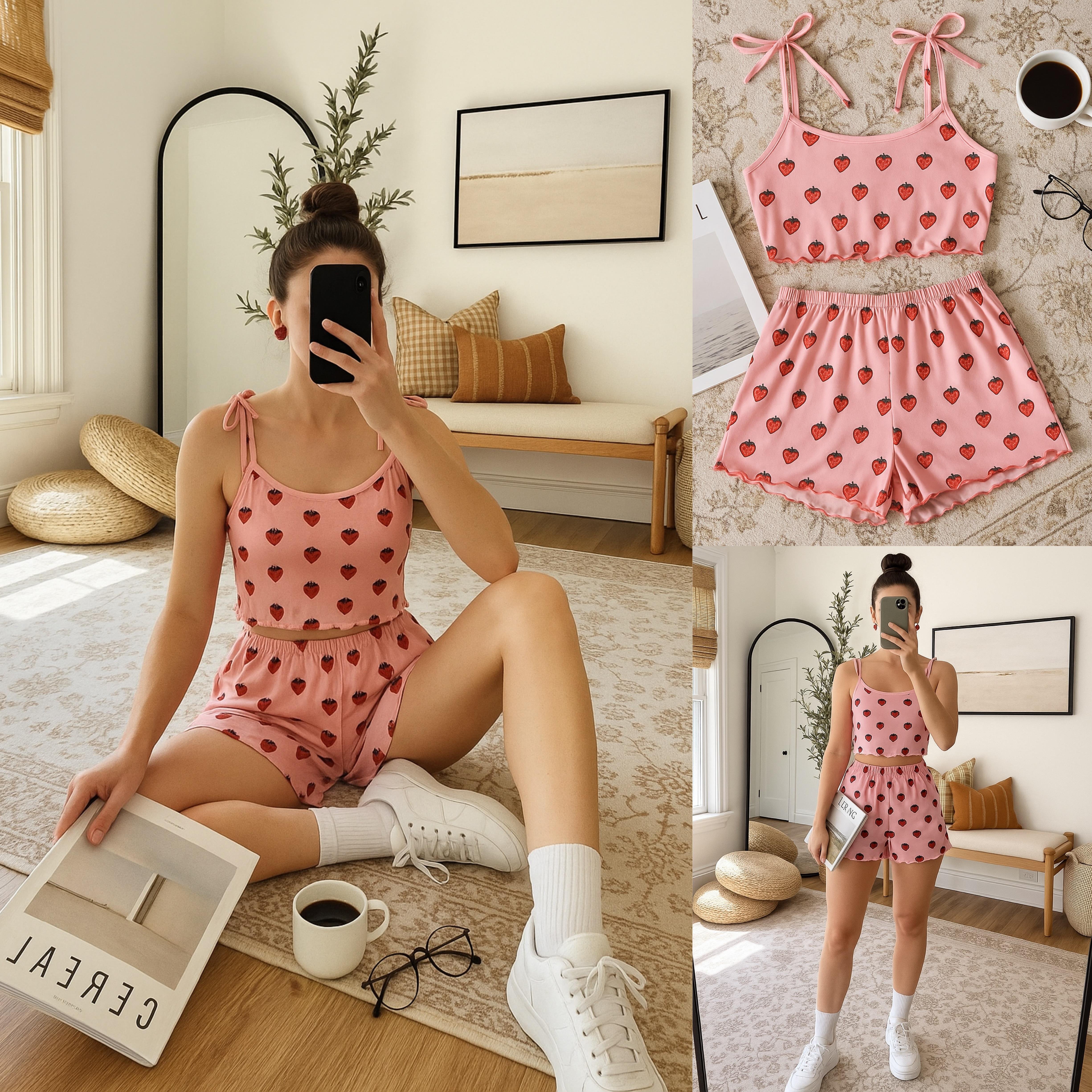 STRAWBERRY ŞORTLU TAKIM 