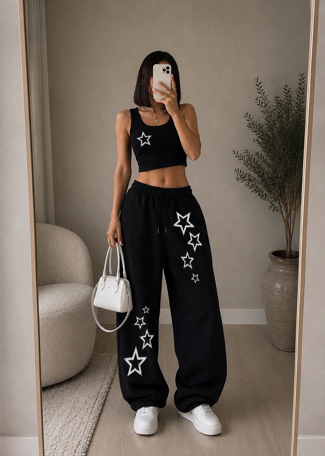 STRY CROP BAGGY EŞOFMAN TAKIM