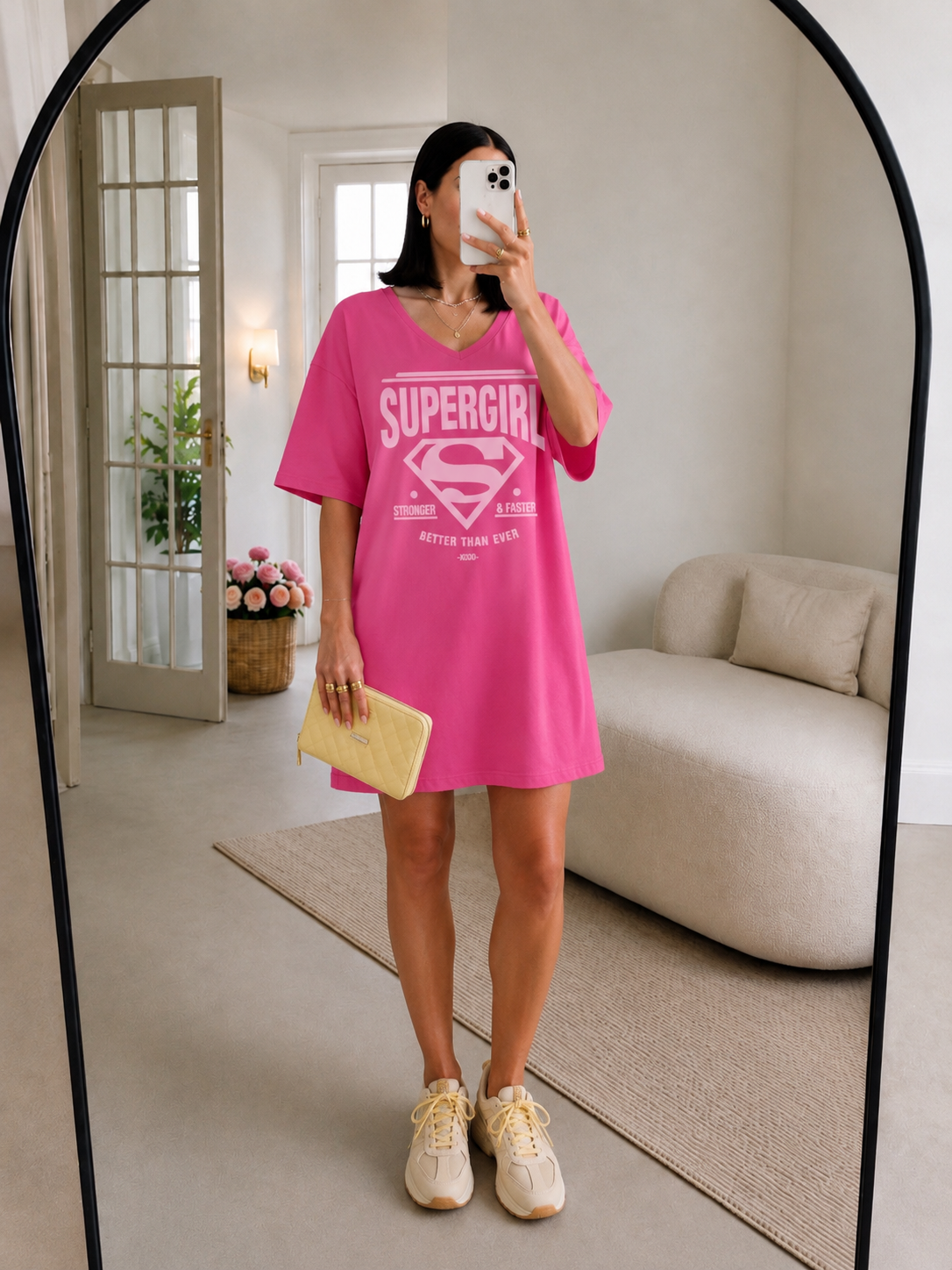 SUPERG OVERSİZE TSHIRT ELBİSE