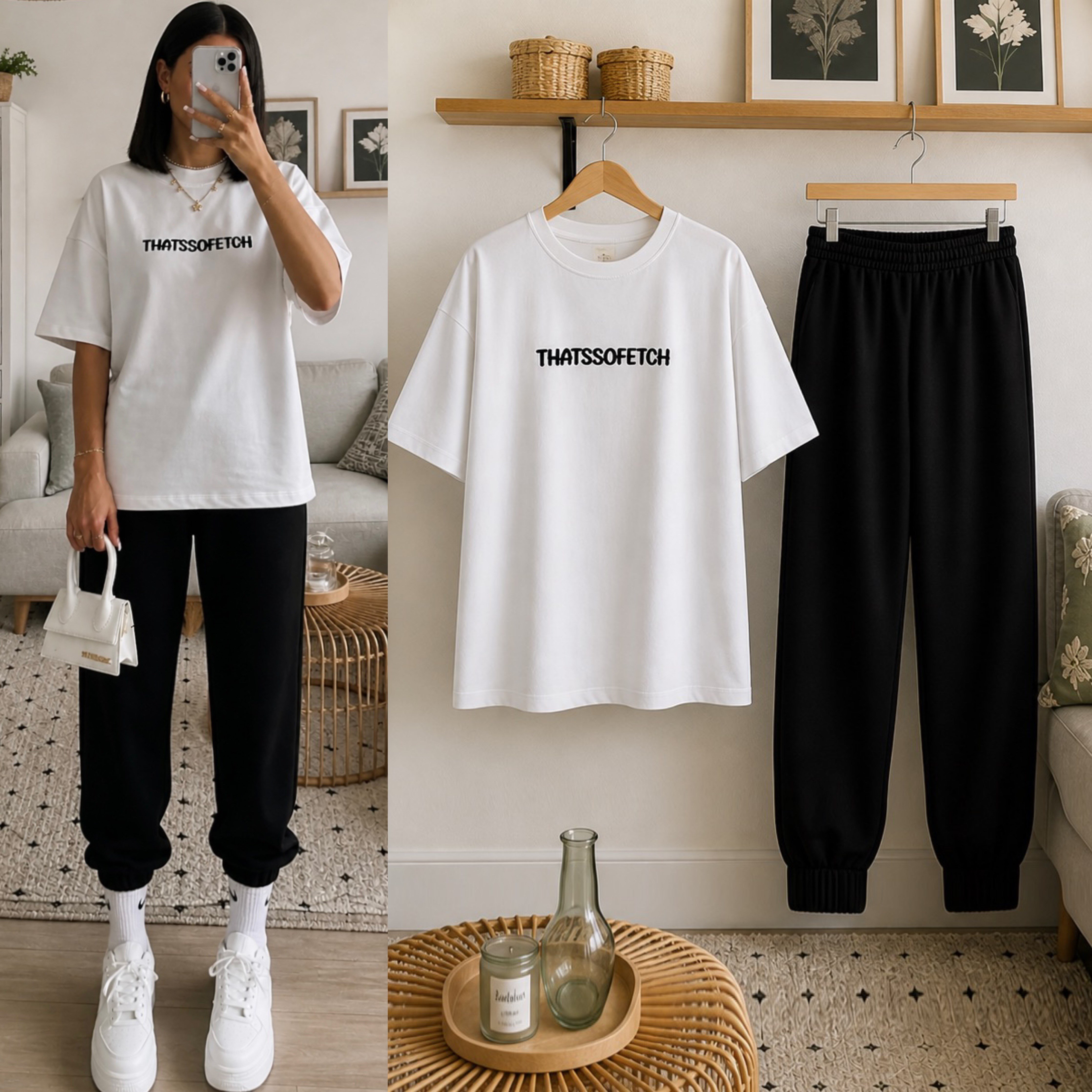TCH OVERSİZE TSHIRT ALT TAKIM