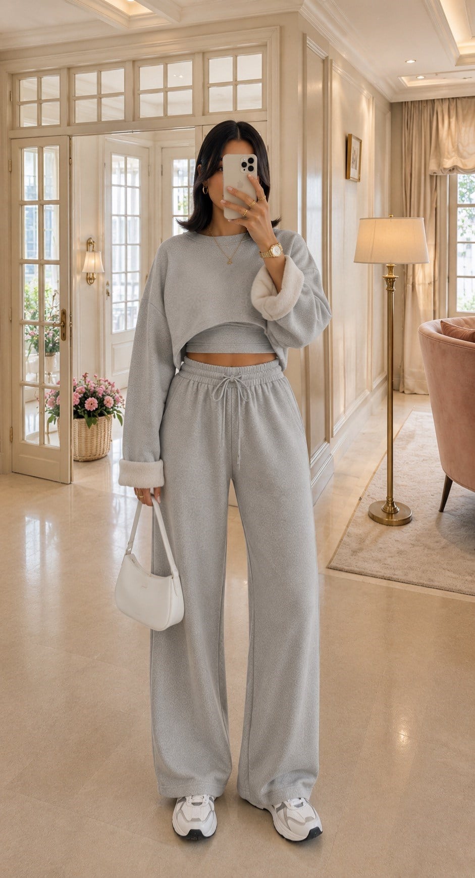 VAILY CROP SWEAT ATLET EŞOFMAN ALT TAKIM