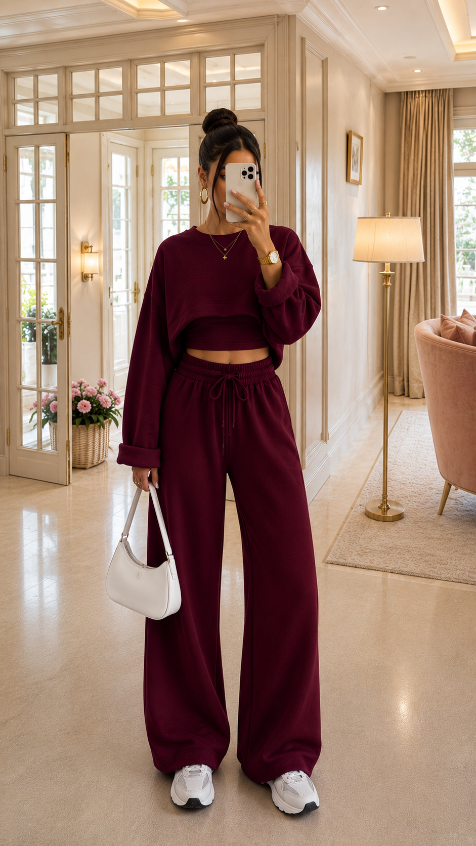 VAILY CROP SWEAT ATLET EŞOFMAN ALT TAKIM