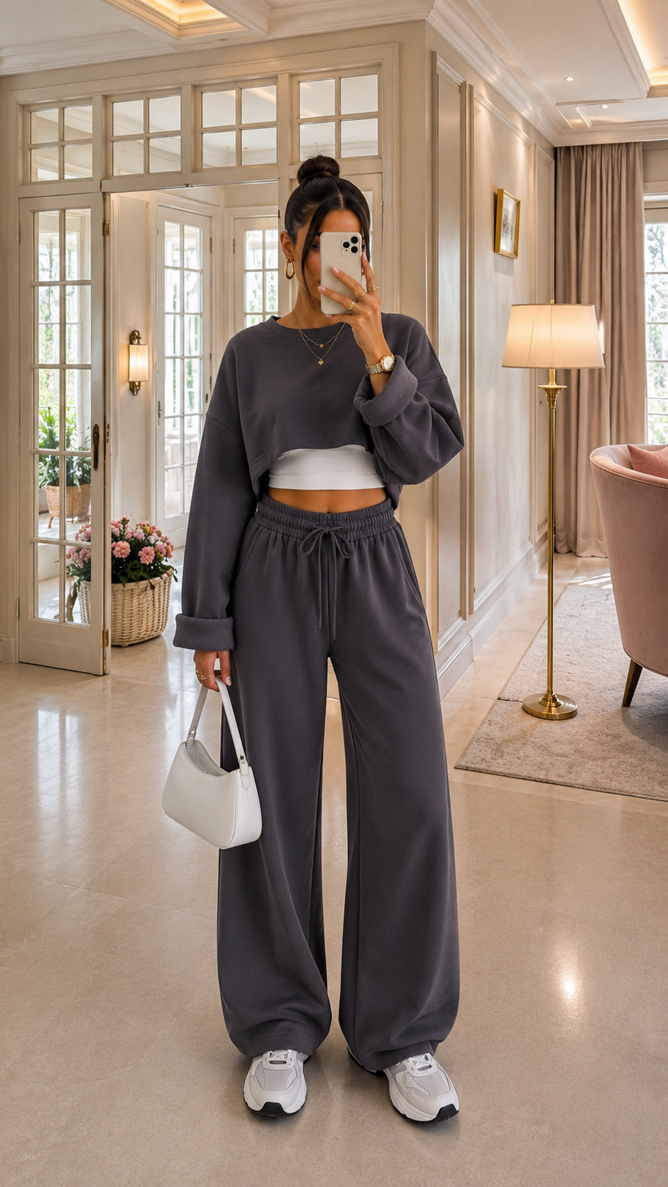 VAILY CROP SWEAT ATLET EŞOFMAN ALT TAKIM