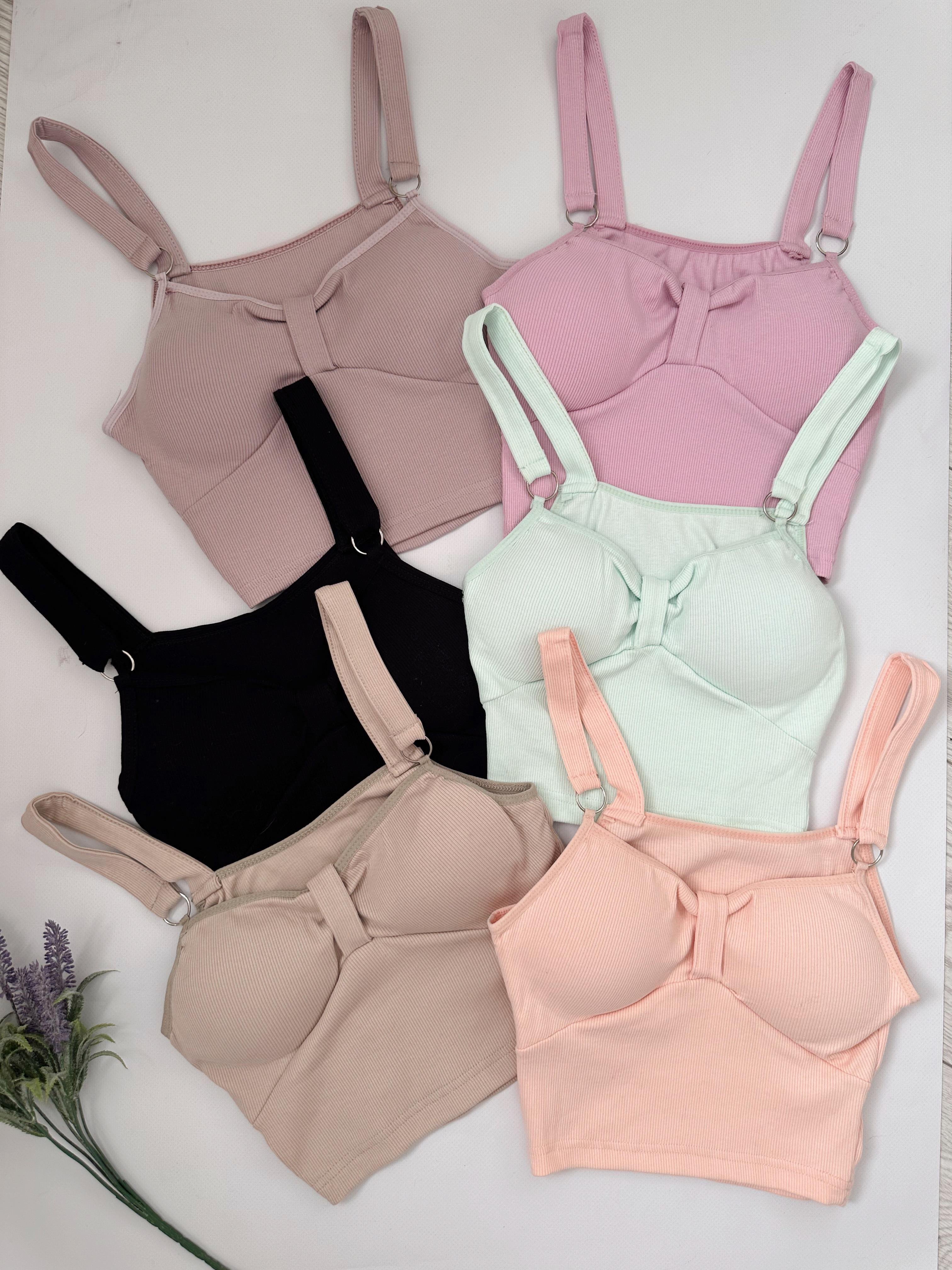 VALERIA ÇIKARILABİLİR DOLGULU CROP BÜSTİYER