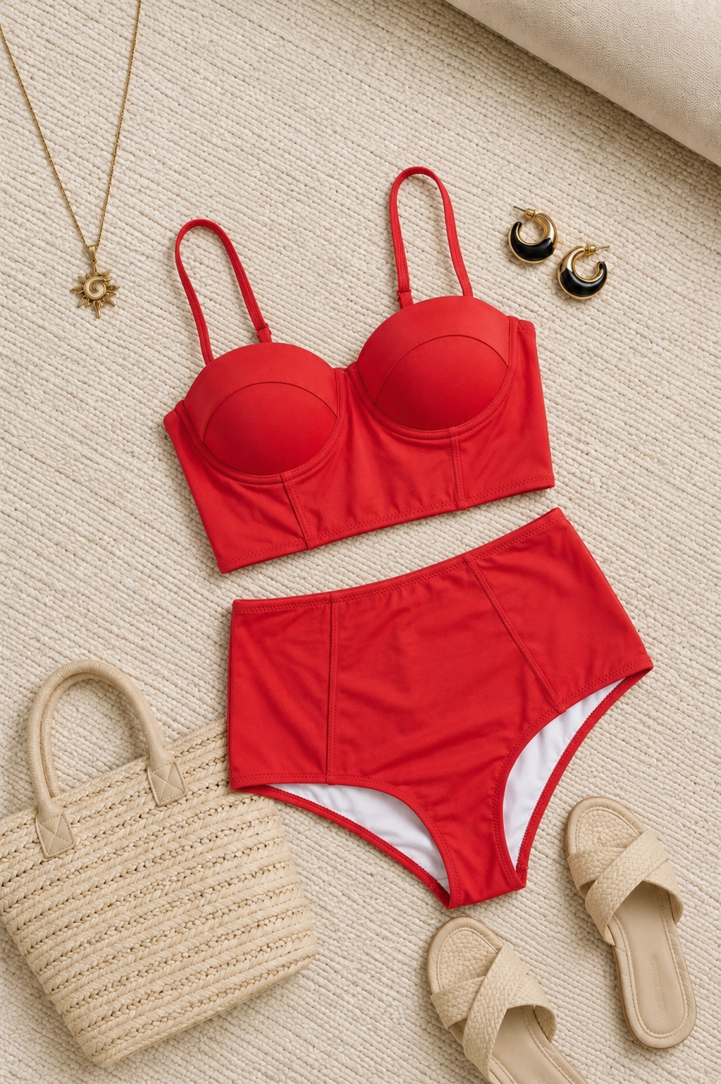 VSY PUSH UP DOLGULU YÜKSEK BEL BİKİNİ TAKIM
