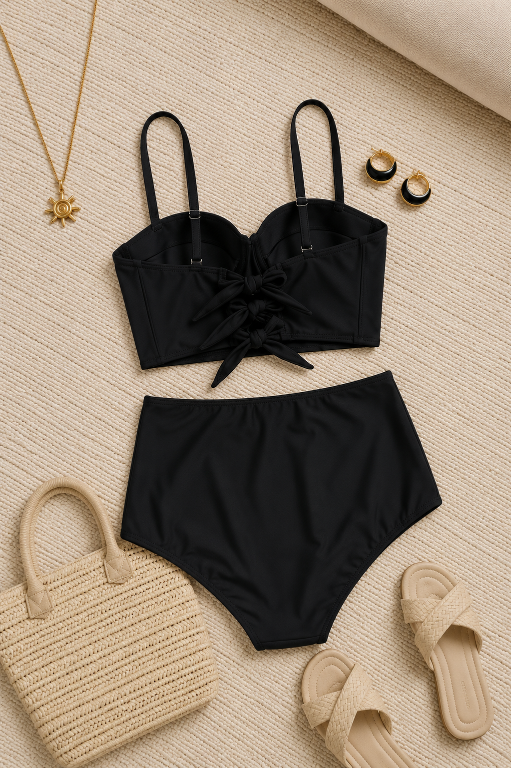 VSY PUSH UP DOLGULU YÜKSEK BEL BİKİNİ TAKIM