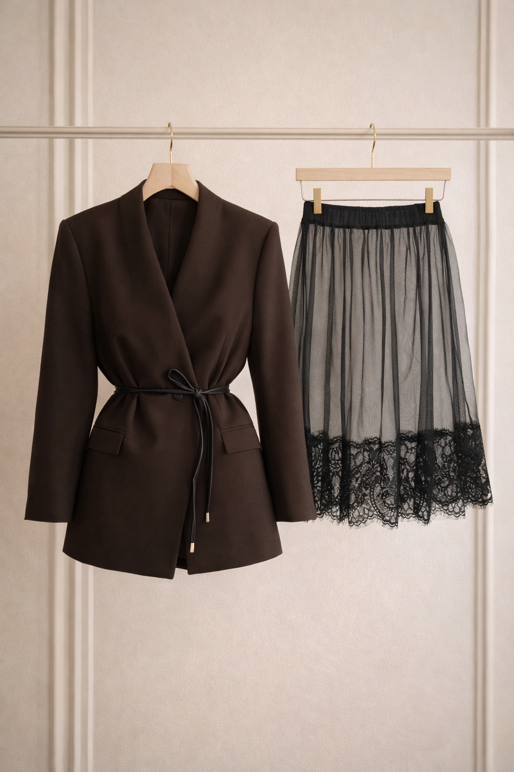 WANNA KEMERLİ BLAZER 
