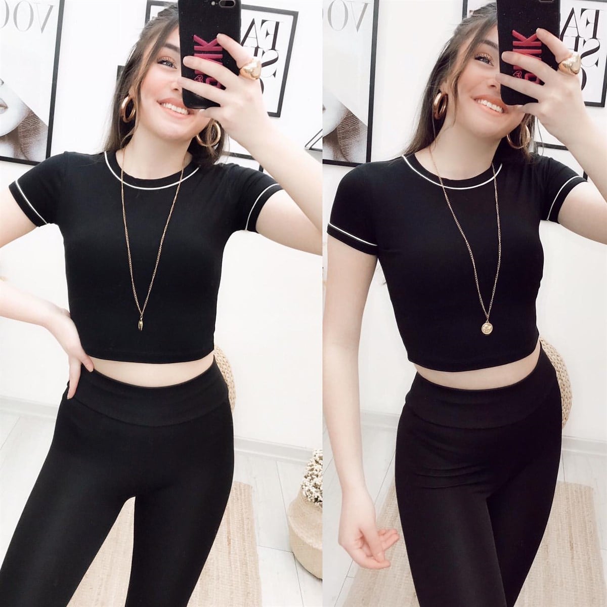 YAKA KOL ŞERİT DETAY CROP