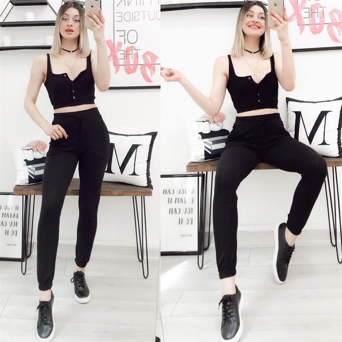 YUMOŞ DÜĞMELİ ATLET TAKIM