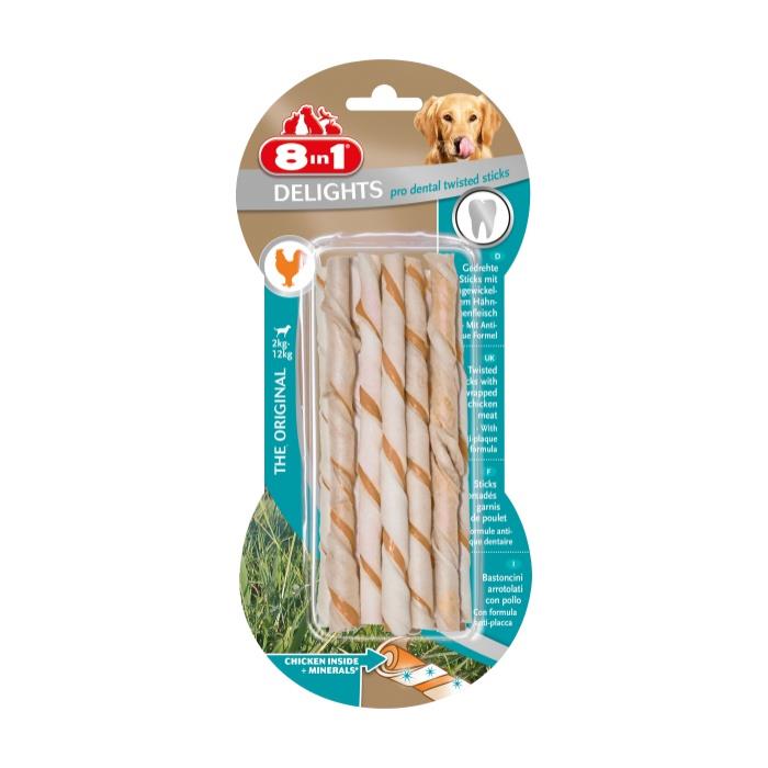 8 IN 1 Del Pro Dental Twısted Stıcks 55gr