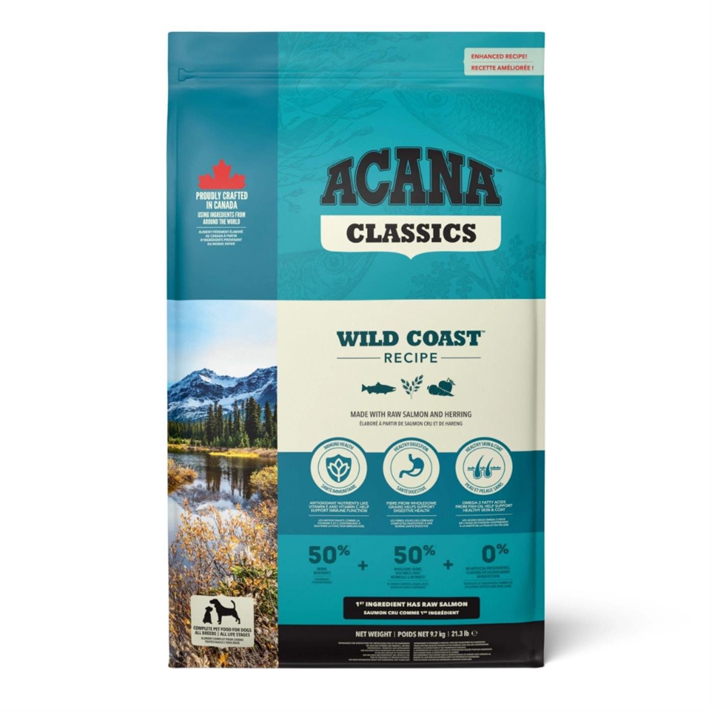 Acana Classics - Wild Coast Köpek Maması 9.7 Kg - Tüm Irk Ve Yaşam Evreleri İçin
