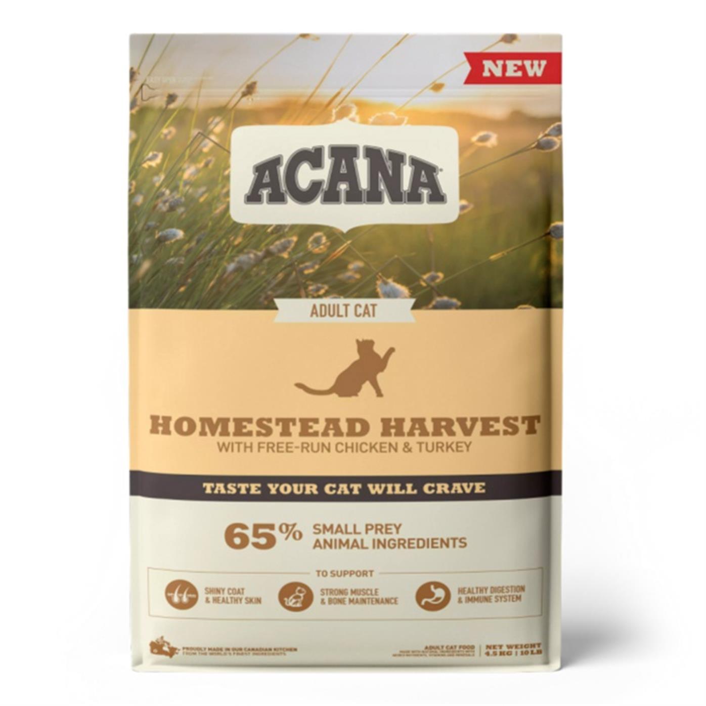 Acana Homestead Harvest Yetişkin Kedi Maması 4.5 Kg