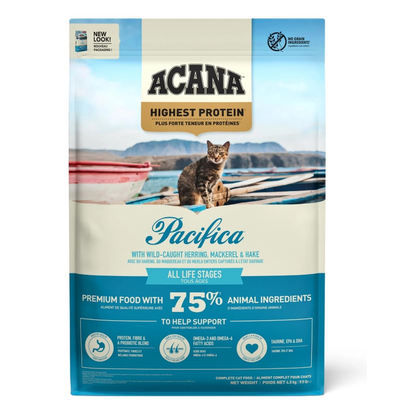 Acana Pacifica Kedi Maması 4.5 Kg - Tüm ırk ve yaşam evreleri için