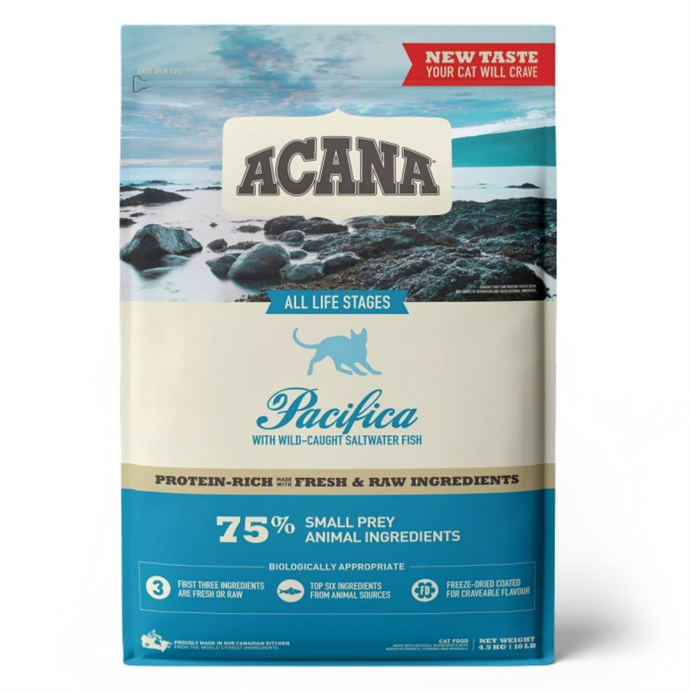 Acana Pacifica Kedi Maması 4.5 Kg - Tüm ırk ve yaşam evreleri için