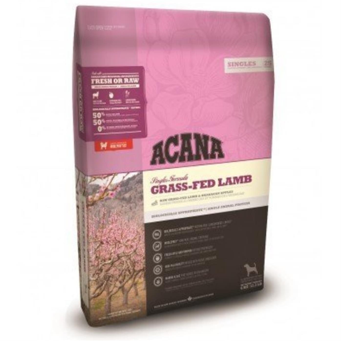 Acana Singles - Grass-Fed Lamb Köpek Maması 11.4 Kg - Tüm Irk Ve Yaşam Evreleri İçin