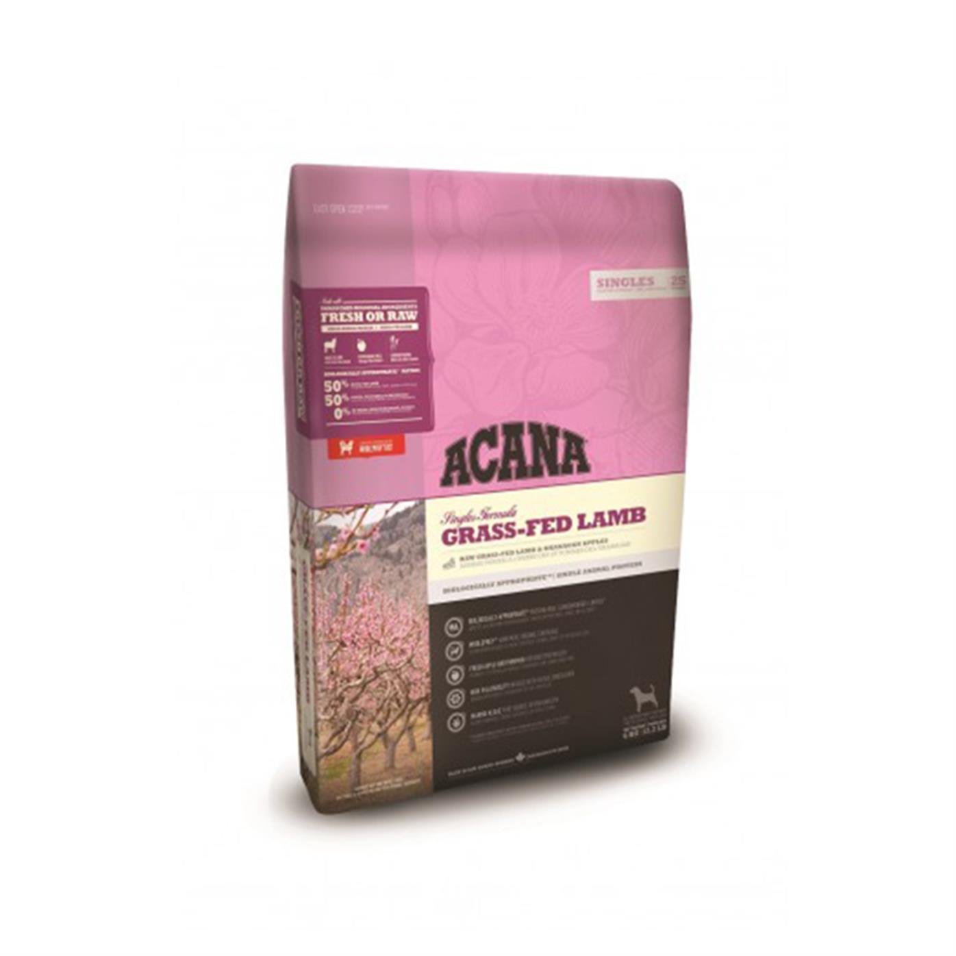 Acana Singles - Grass-Fed Lamb Köpek Maması 2 Kg - Tüm Irk Ve Yaşam Evreleri İçin