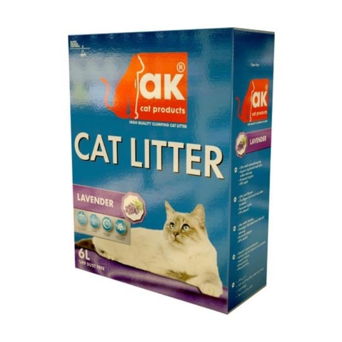Akkum Lavanta Kokulu Kedi Kumu 6L